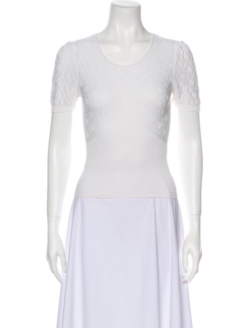 Rouje Scoop Neck Sweater White