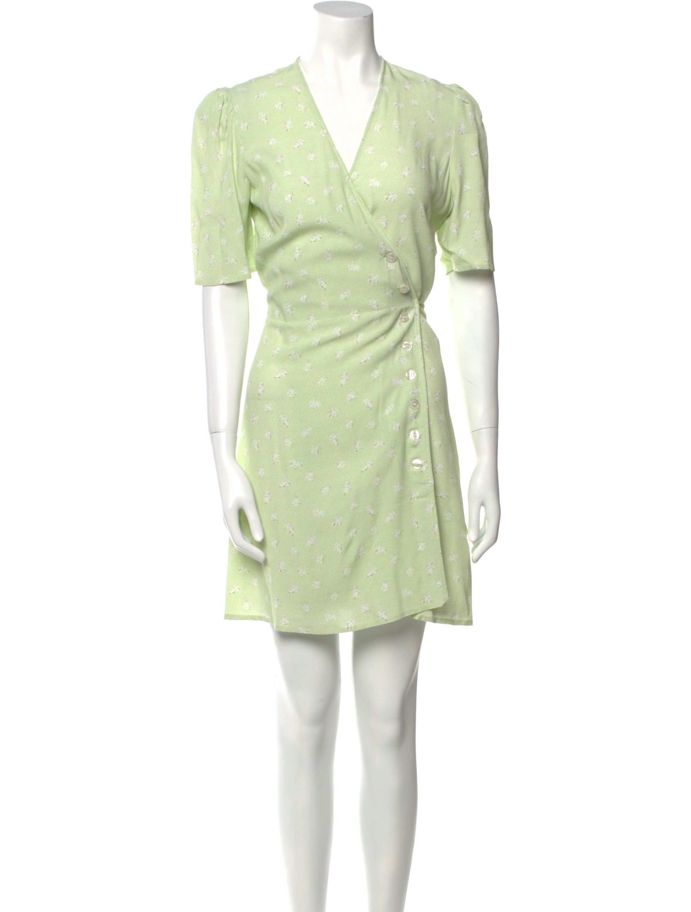 rouje green dress Fluid stretch jersey midi dress main image 1