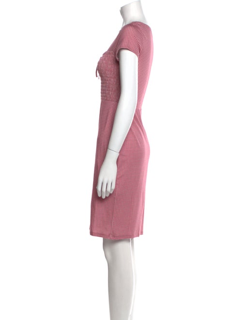 Rouje Plaid Print Mini Dress