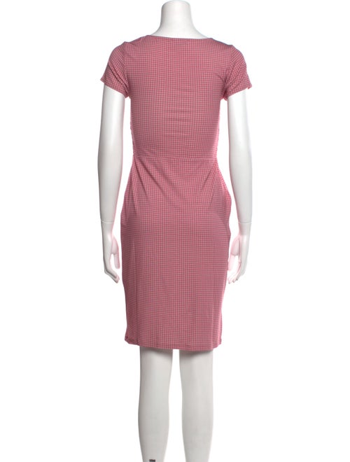 Rouje Plaid Print Mini Dress