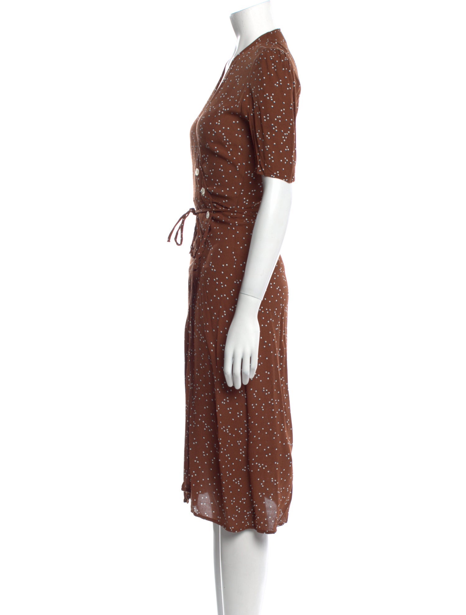 rouje brown dress Rouje - GINA Dress - Organic Cotton - Short fitted Dress in Brown ribbed jersey - Brown