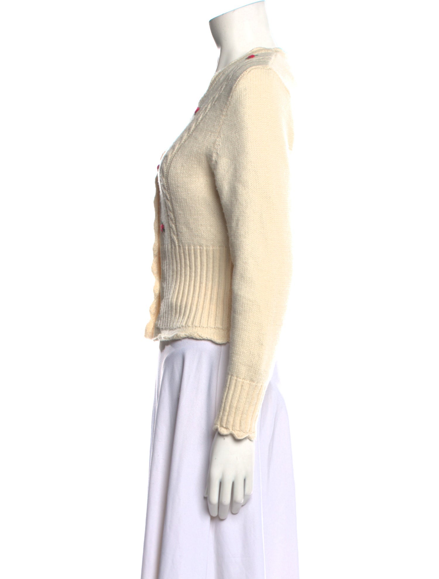 Rouje Merino Wool V-Neck Sweater