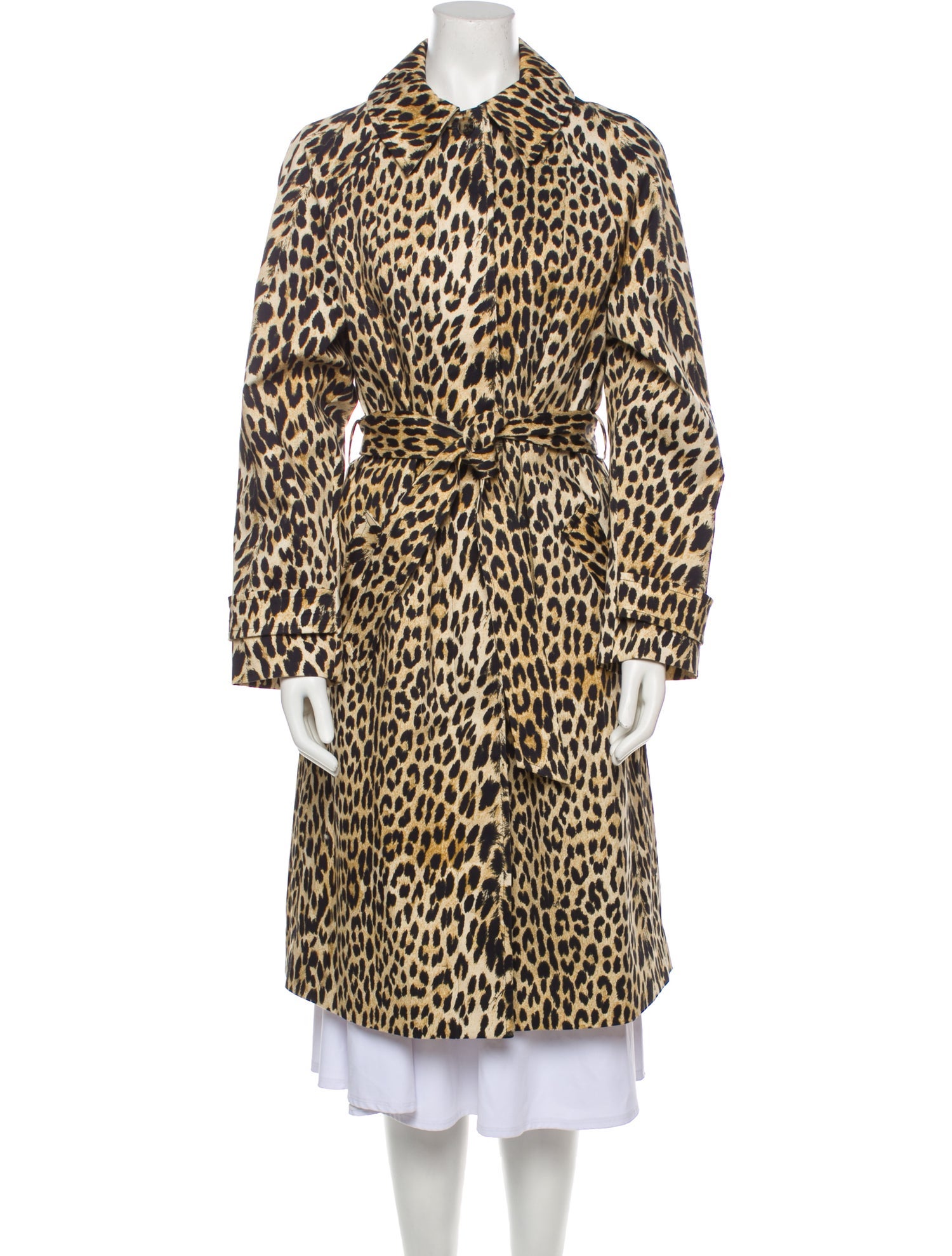 Rouje Animal Print Faux Fur Coat w/ Tags - Black Coats, Clothing