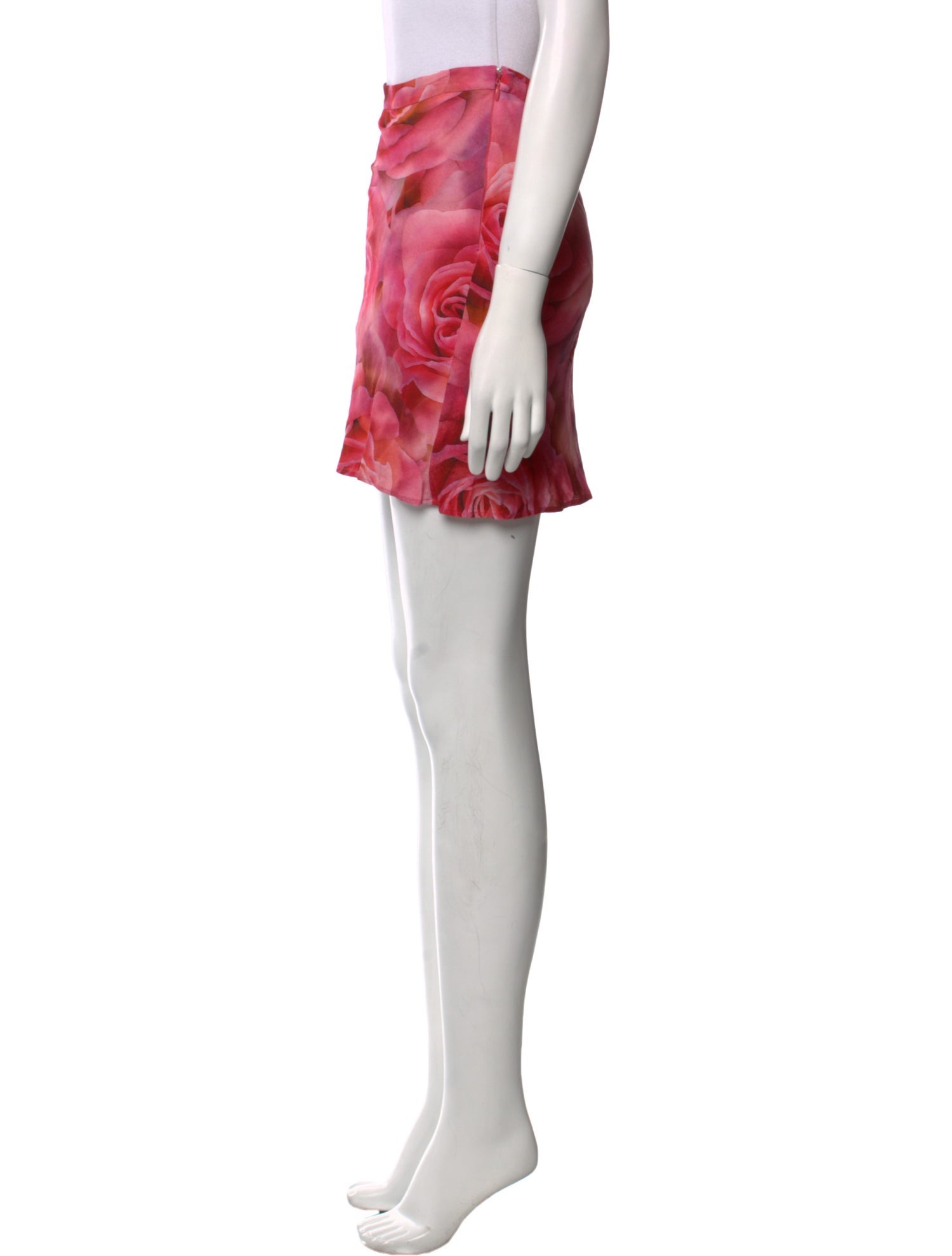 Rouje Floral Print Mini Skirt