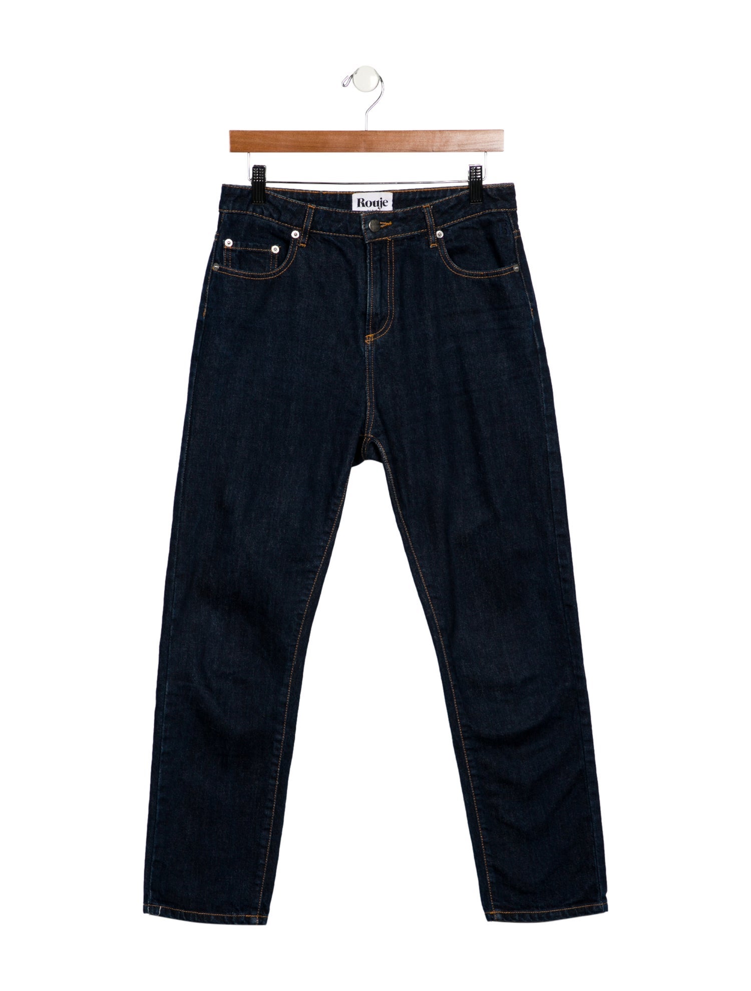 Rouje High-Rise Straight Leg Jeans