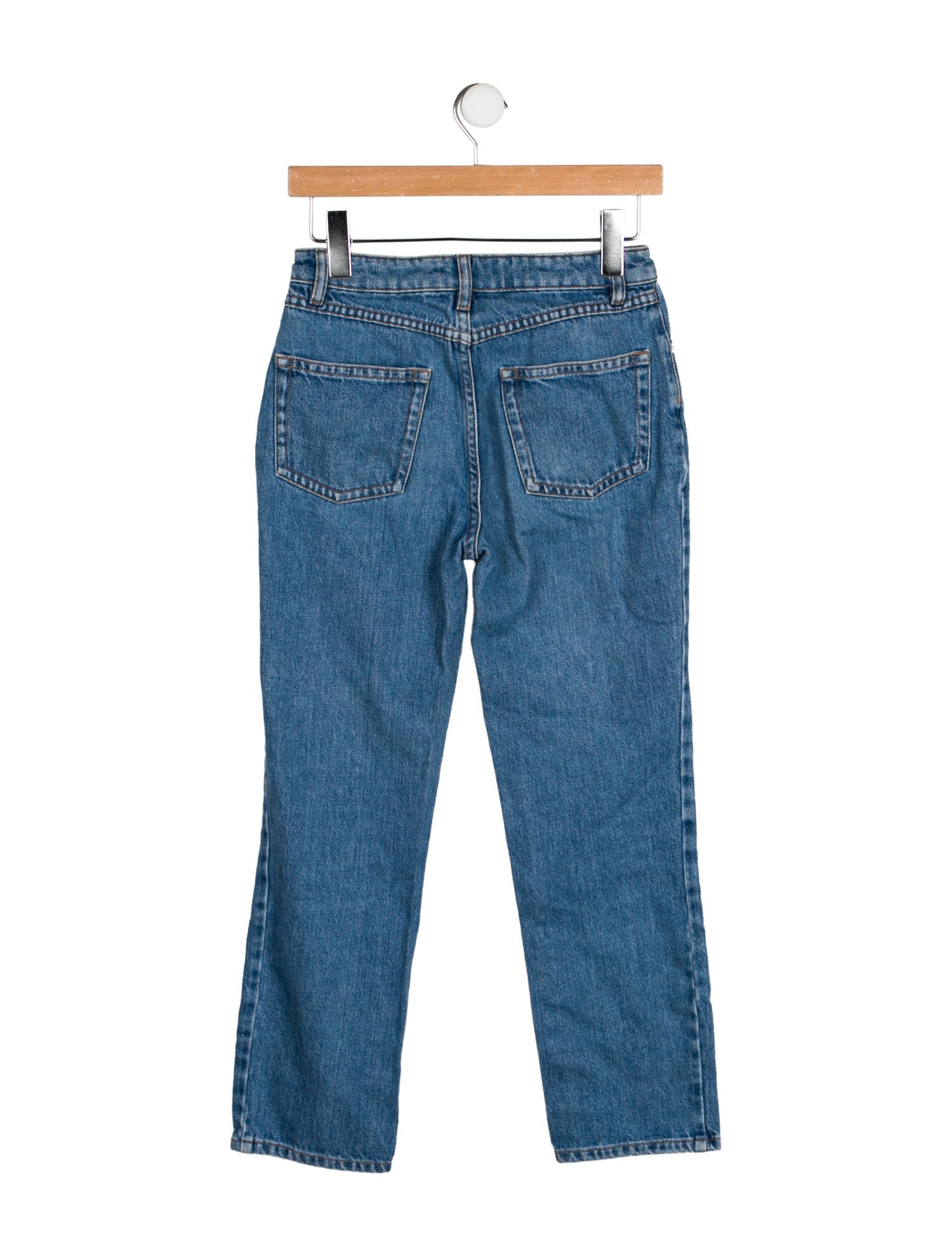 Rouje Mid-Rise Straight Leg Jeans