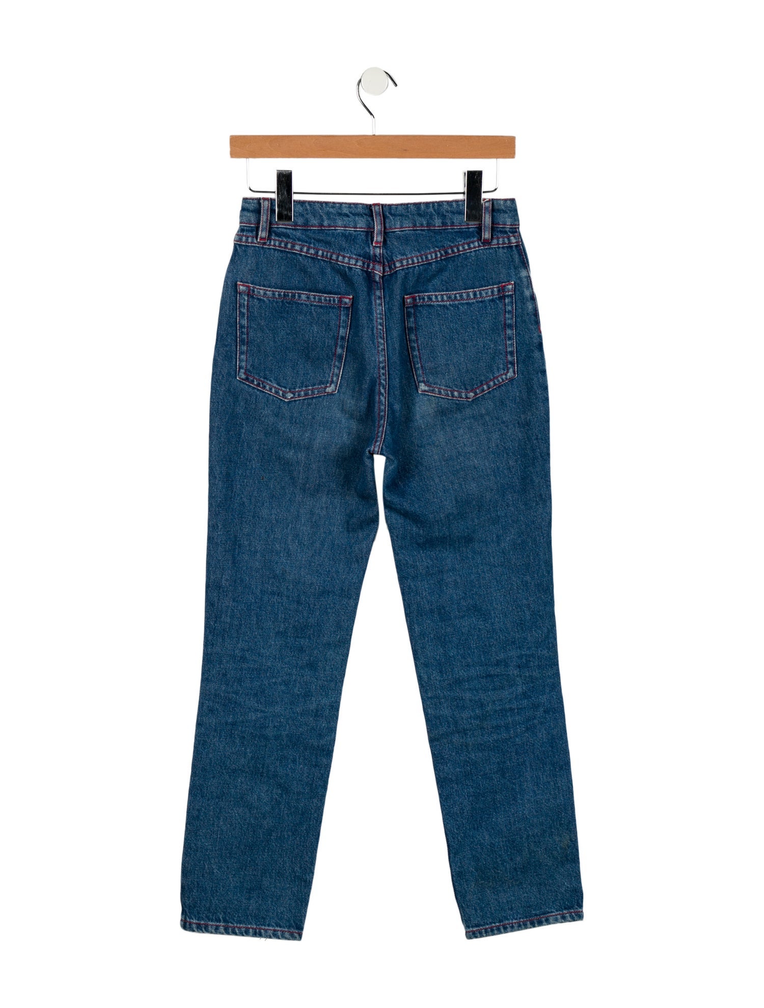 Rouje Mid-Rise Straight Leg Jeans