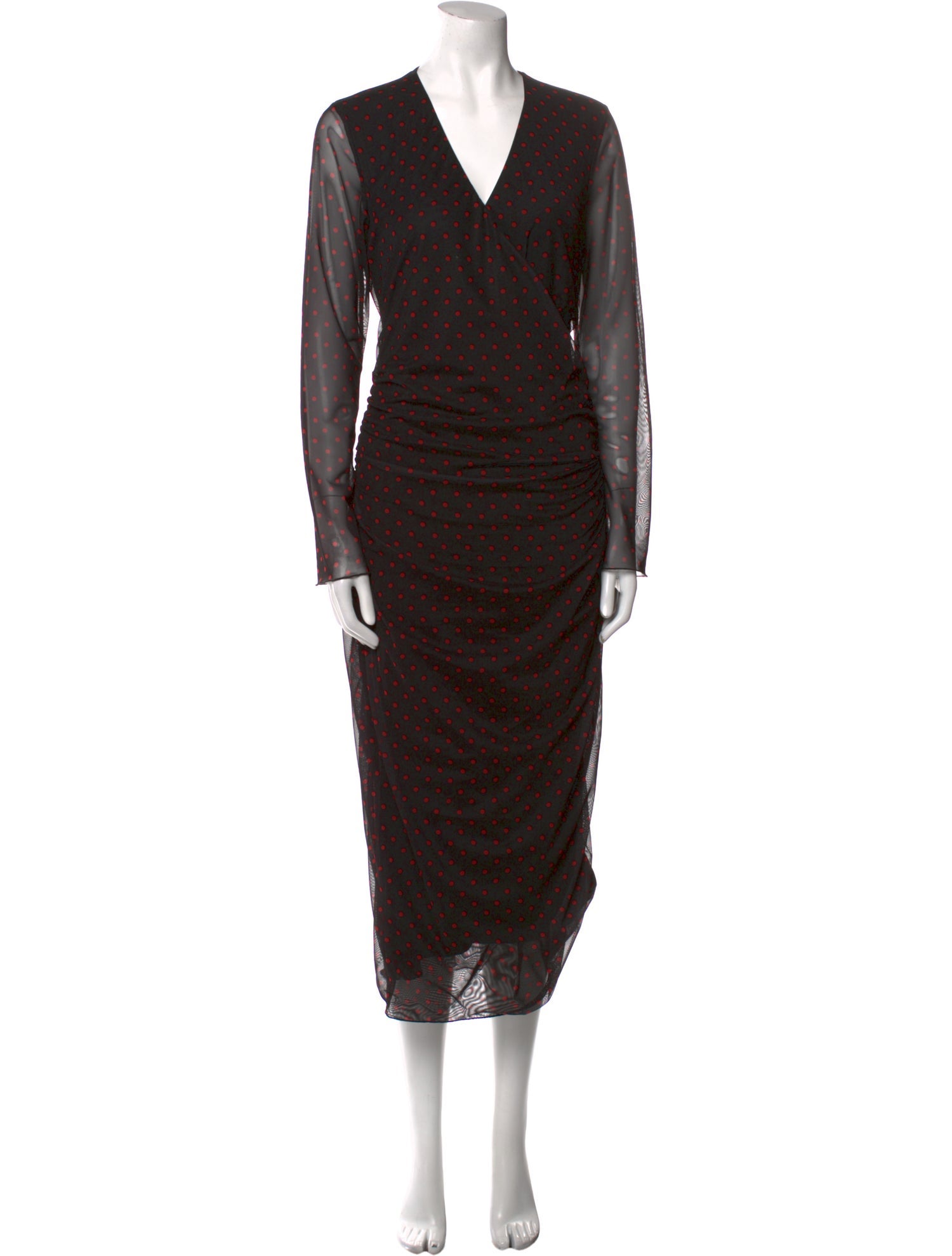 Rouje Polka Dot Print Long Dress