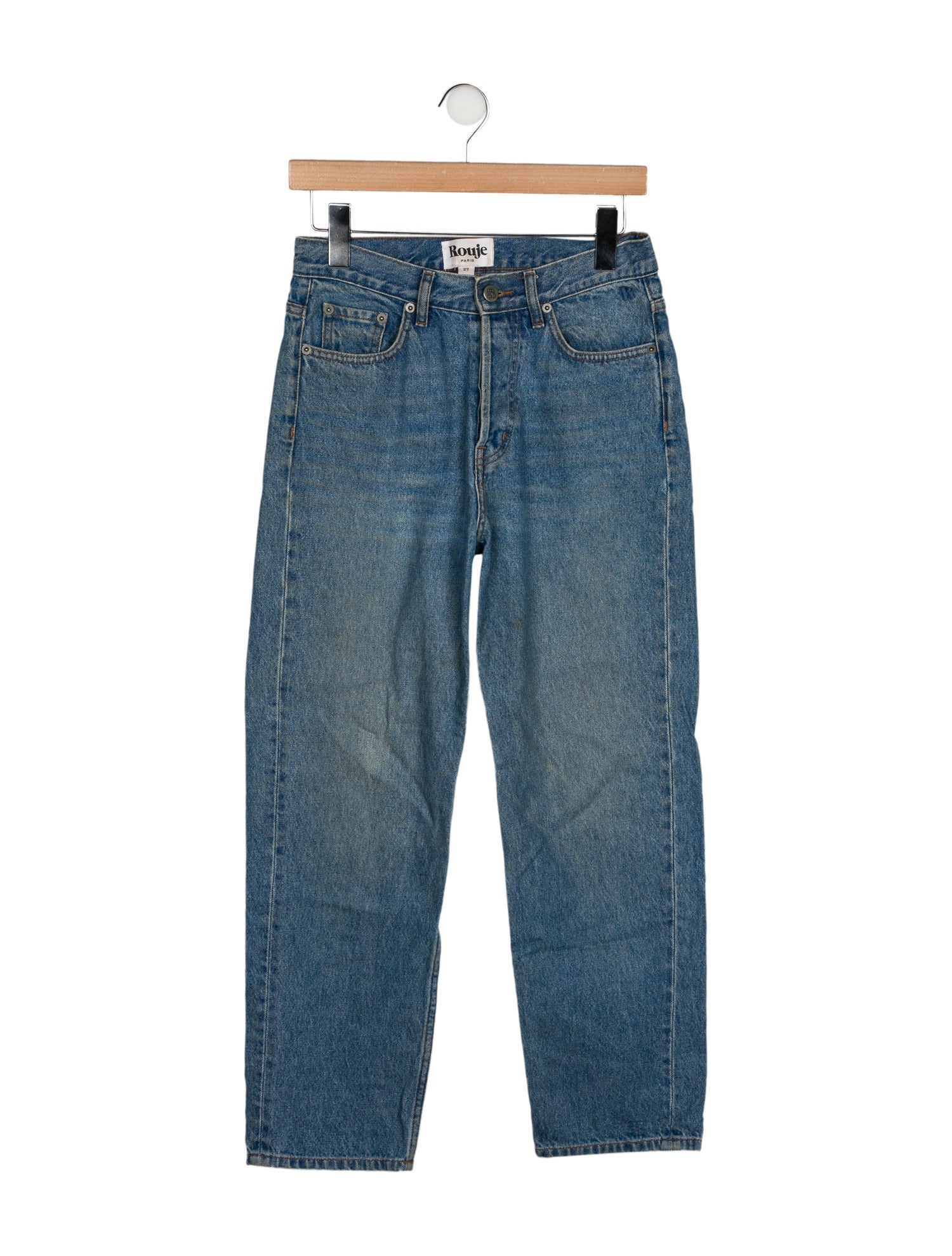 Rouje High-Rise Straight Leg Jeans