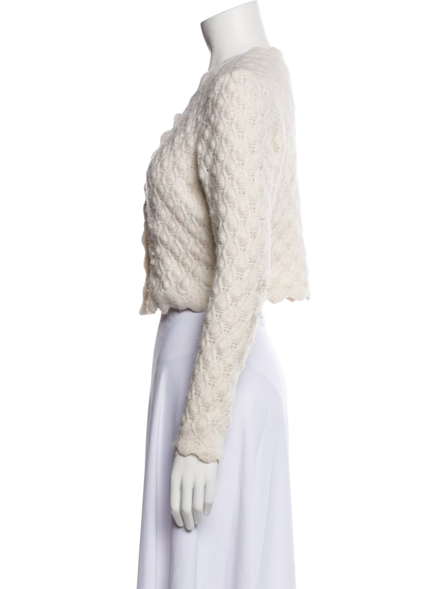 Rouje Patterned Scoop Neck Sweater