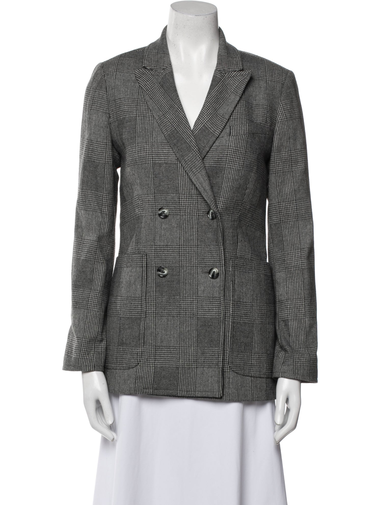 Rouje Plaid Print Blazer