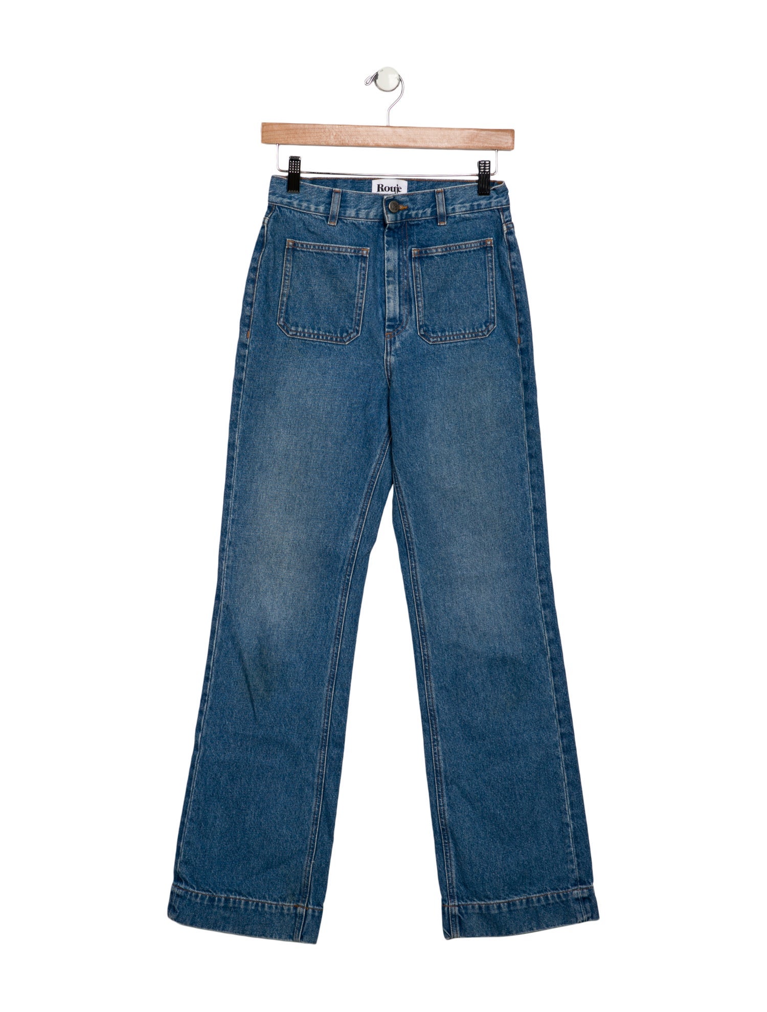 Rouje High-Rise Wide Leg Jeans