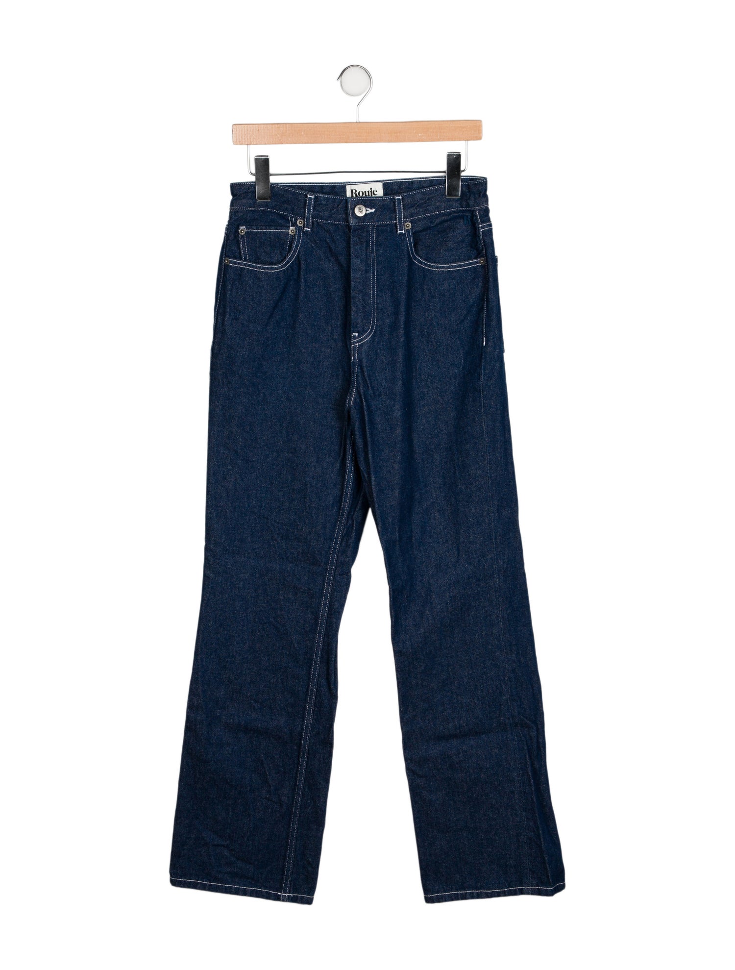 Rouje High-Rise Straight Leg Jeans
