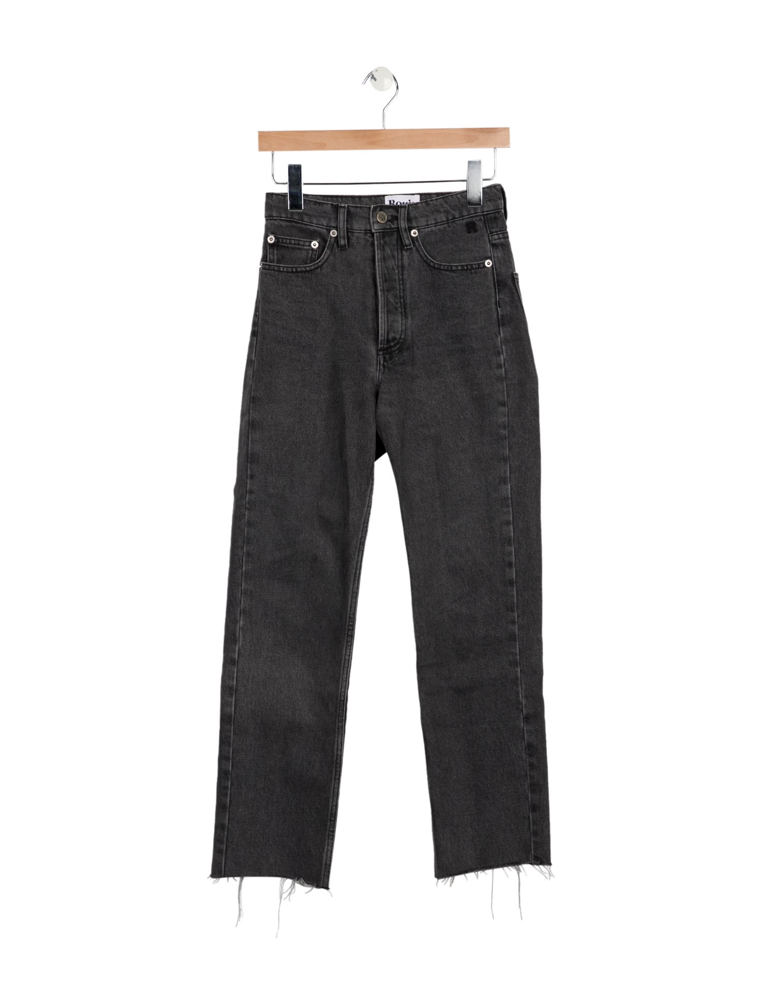 Rouje Mid-Rise Straight Leg Jeans