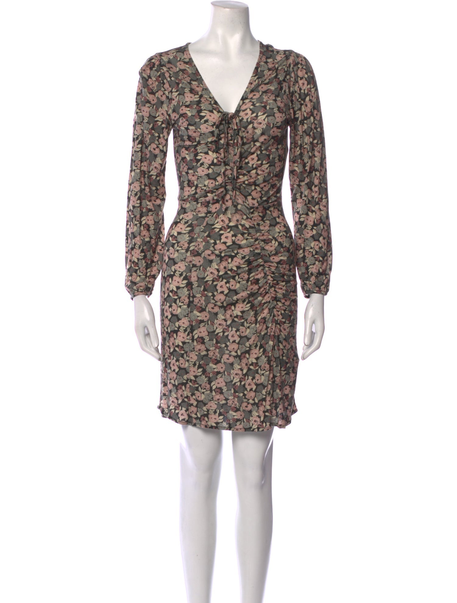 Rouje Floral Print Knee-Length Dress