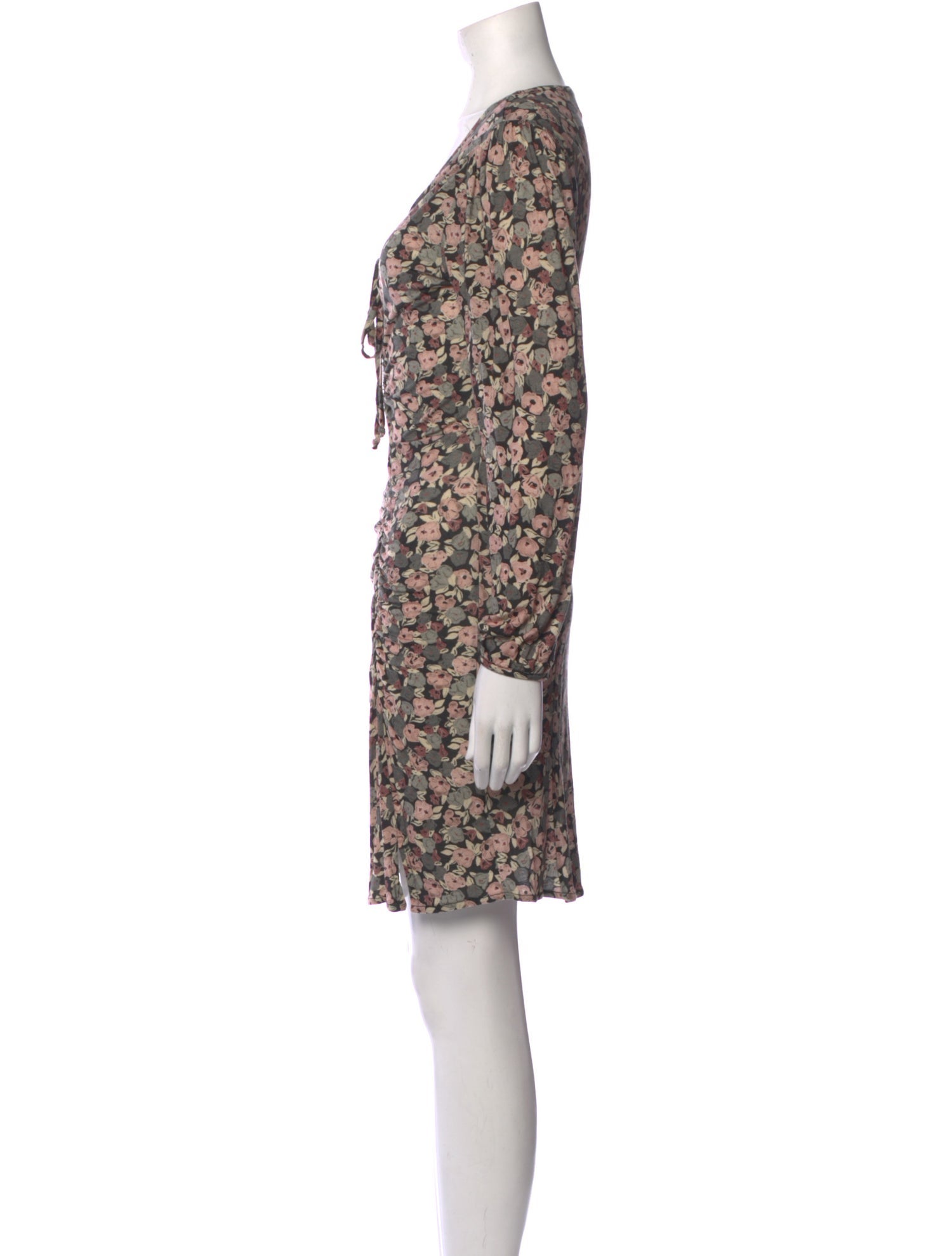 Rouje Floral Print Knee-Length Dress