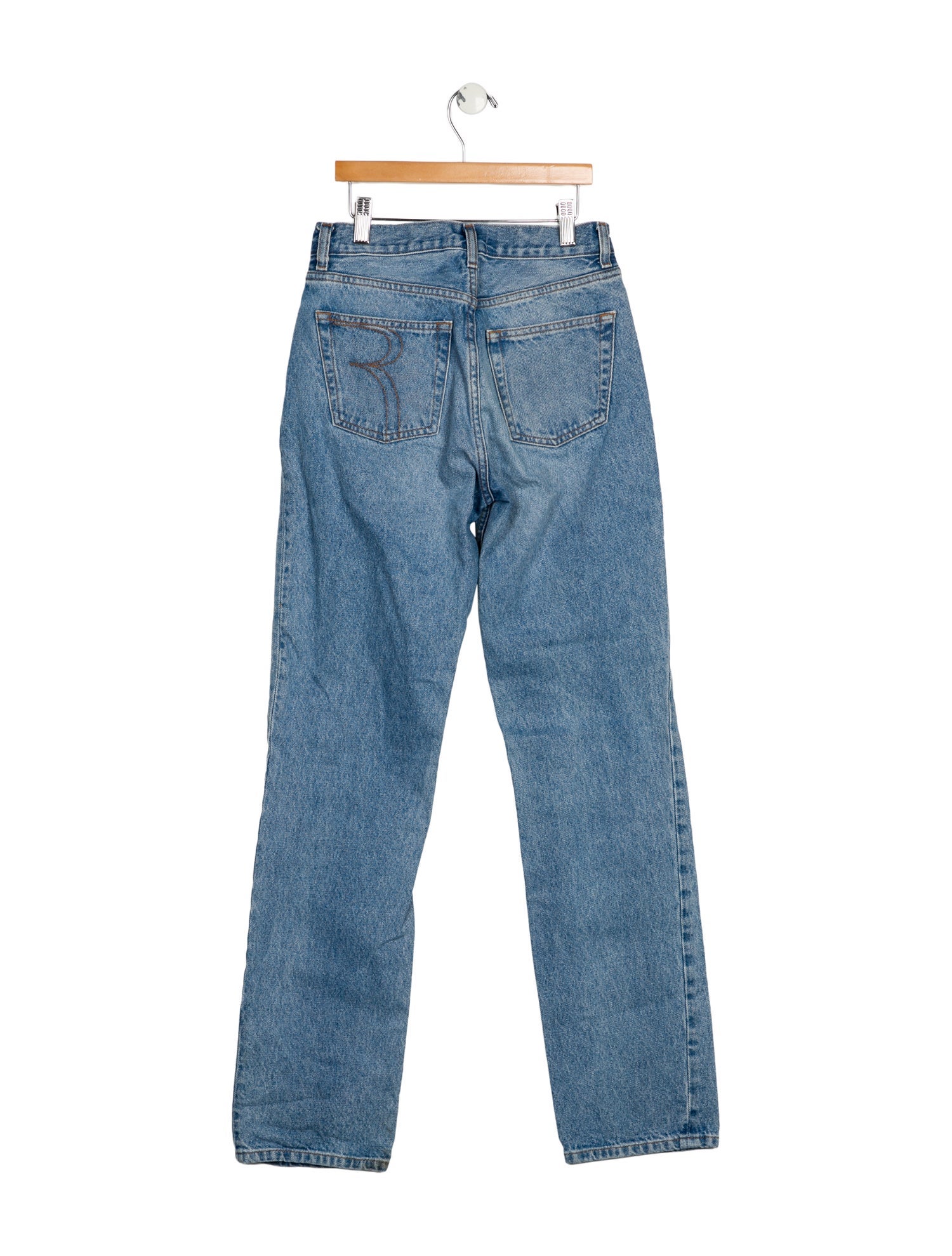 Rouje High-Rise Straight Leg Jeans