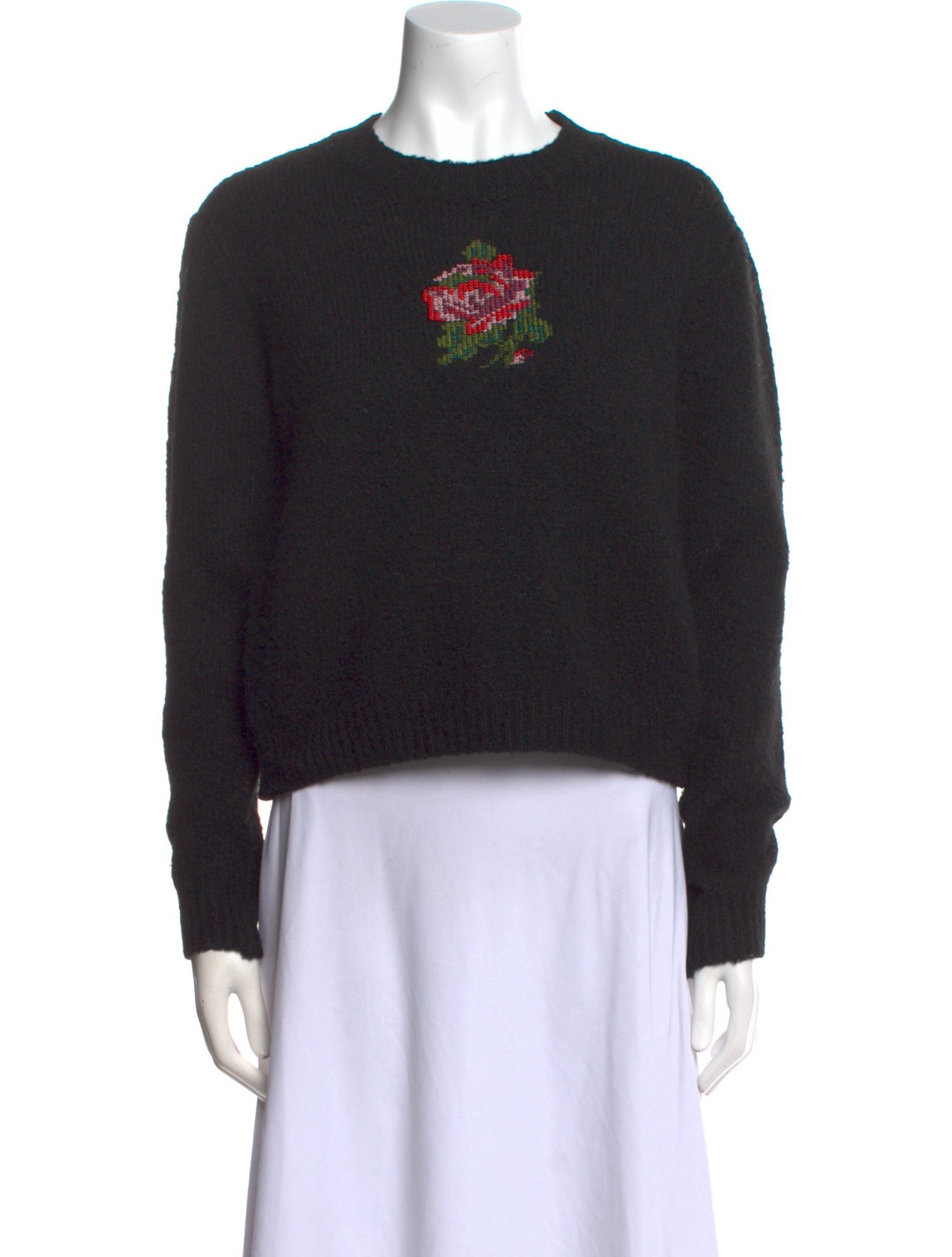 Rouje Wool Graphic Print Sweater