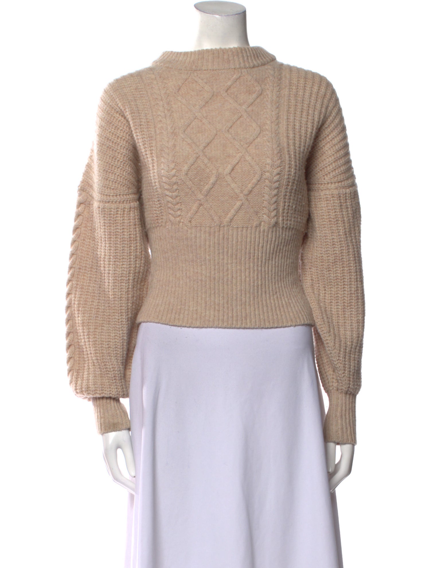 Rouje Virgin Wool Mock Neck Sweater