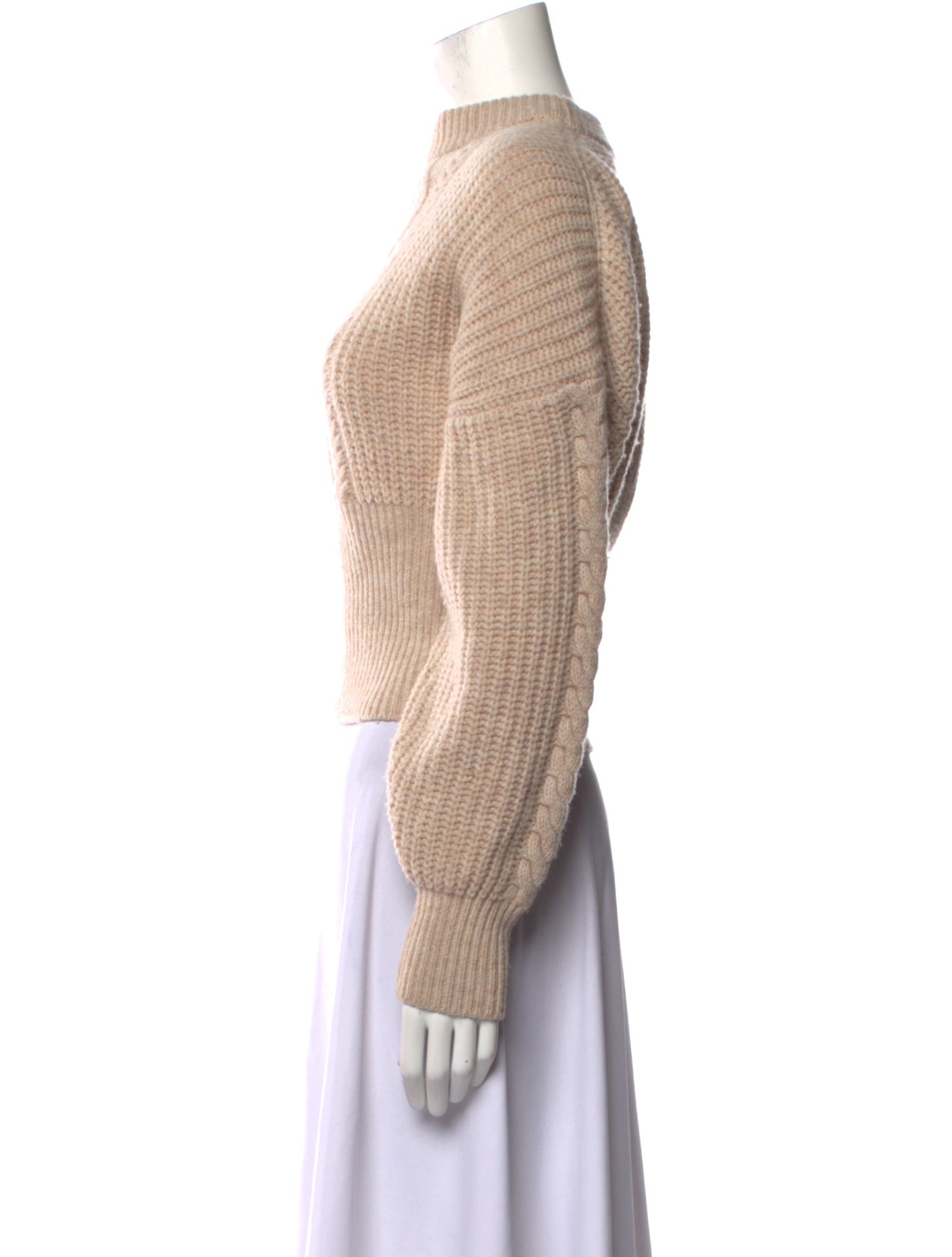 Rouje Virgin Wool Mock Neck Sweater