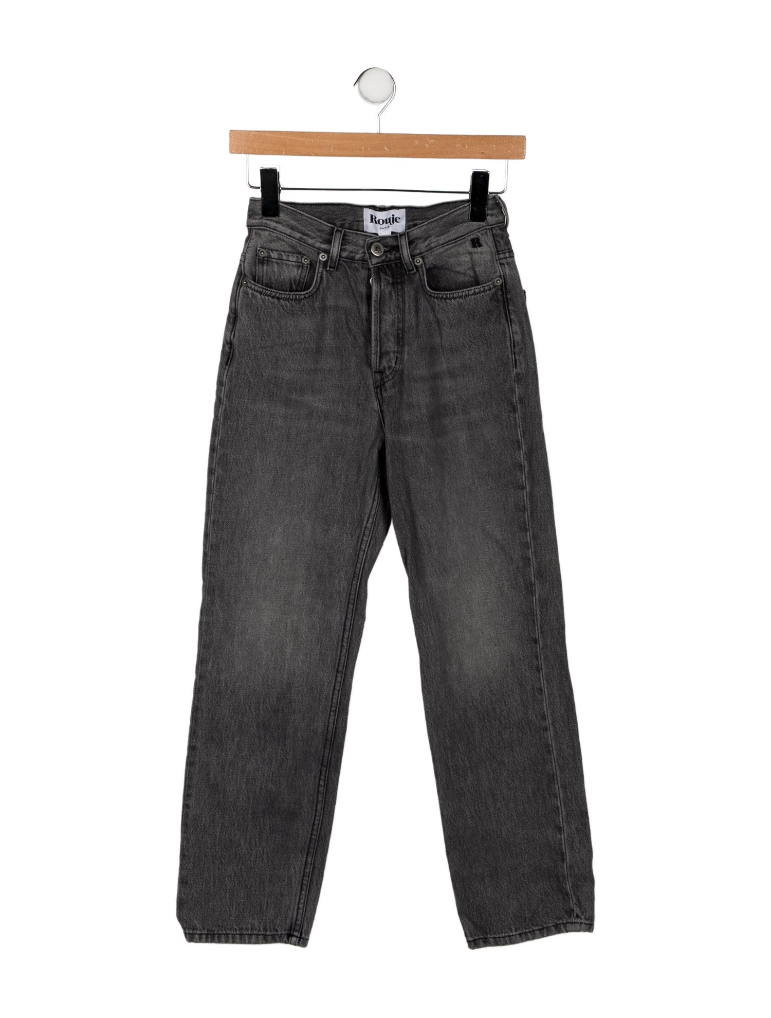 Rouje Mid-Rise Straight Leg Jeans