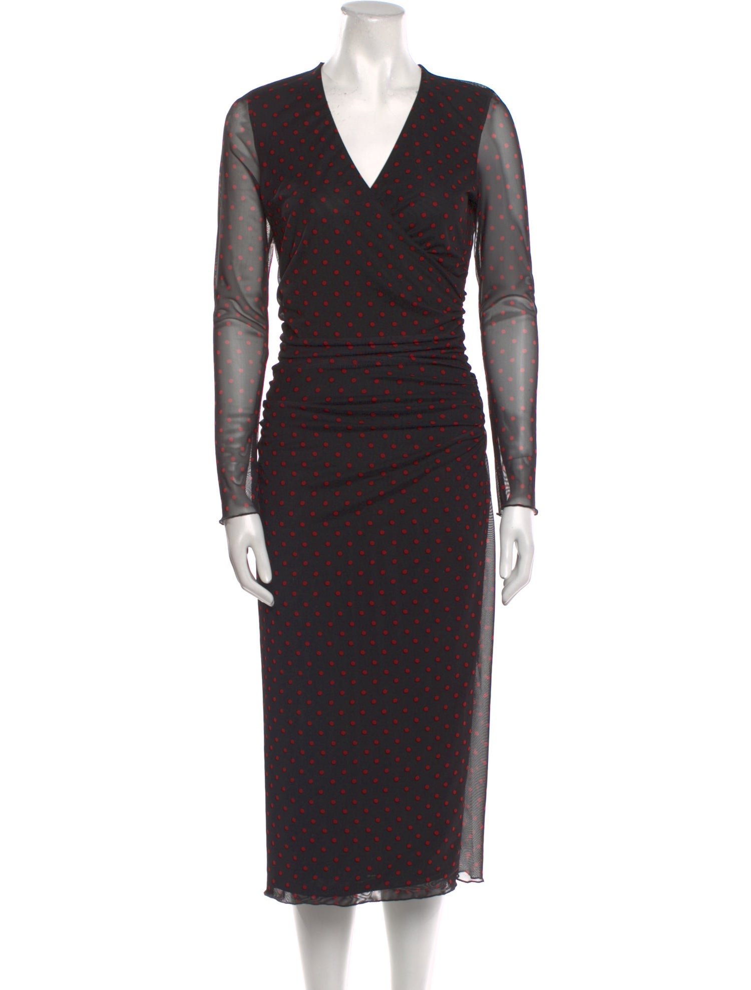 Rouje Polka Dot Print Long Dress