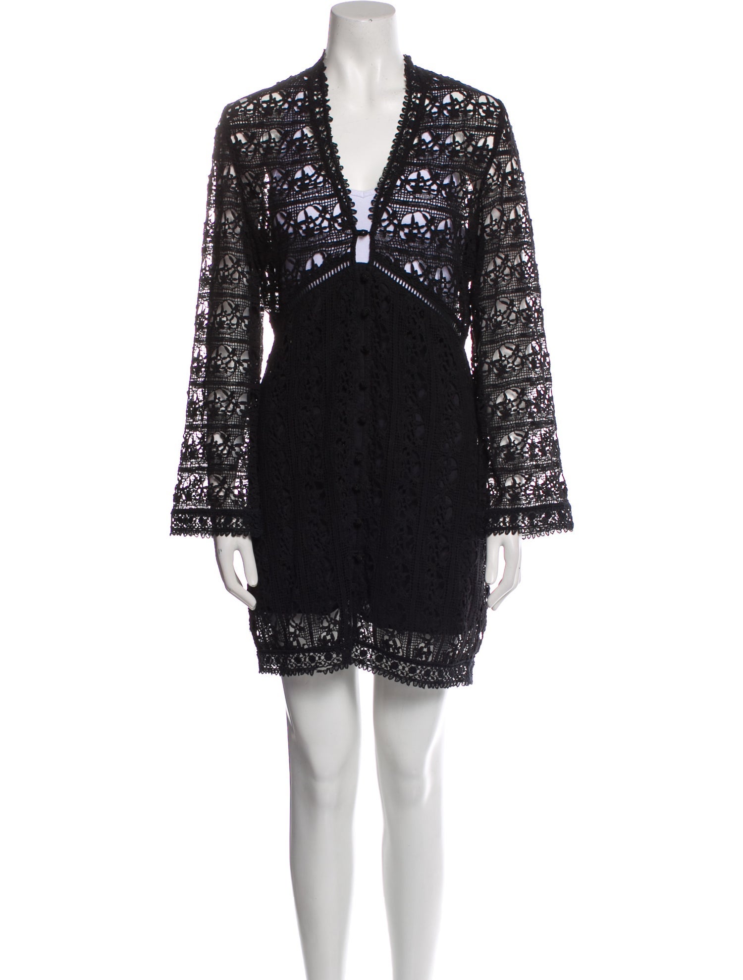 Rouje V-Neck Mini Dress