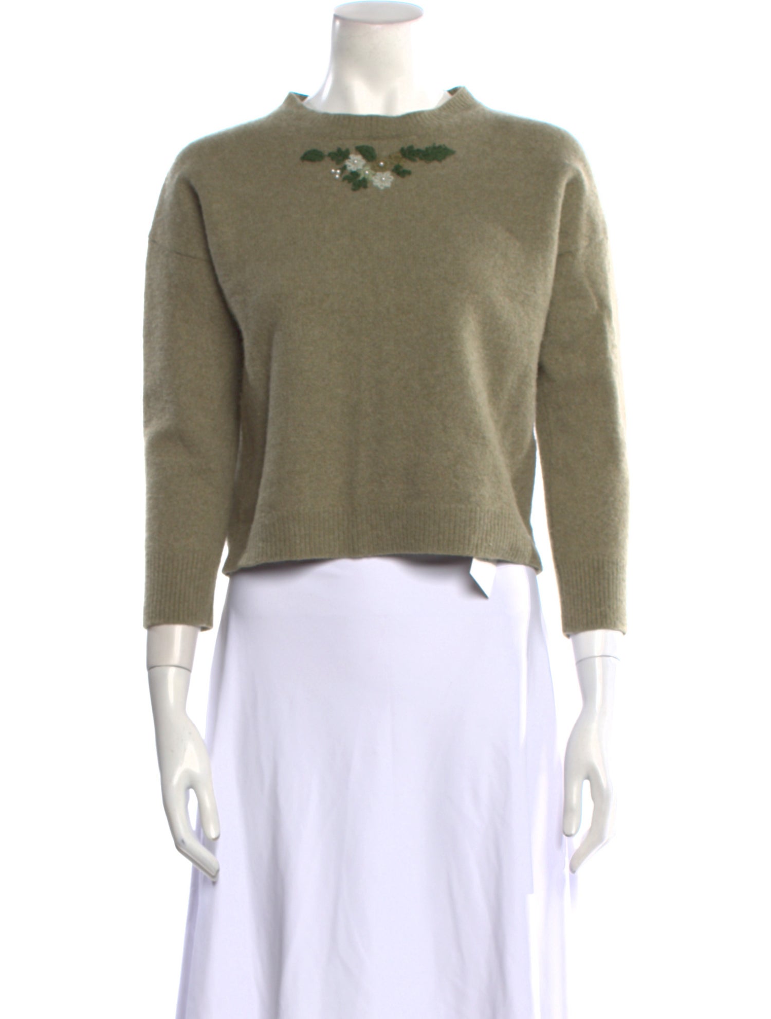 Rouje Virgin Wool Crew Neck Sweater