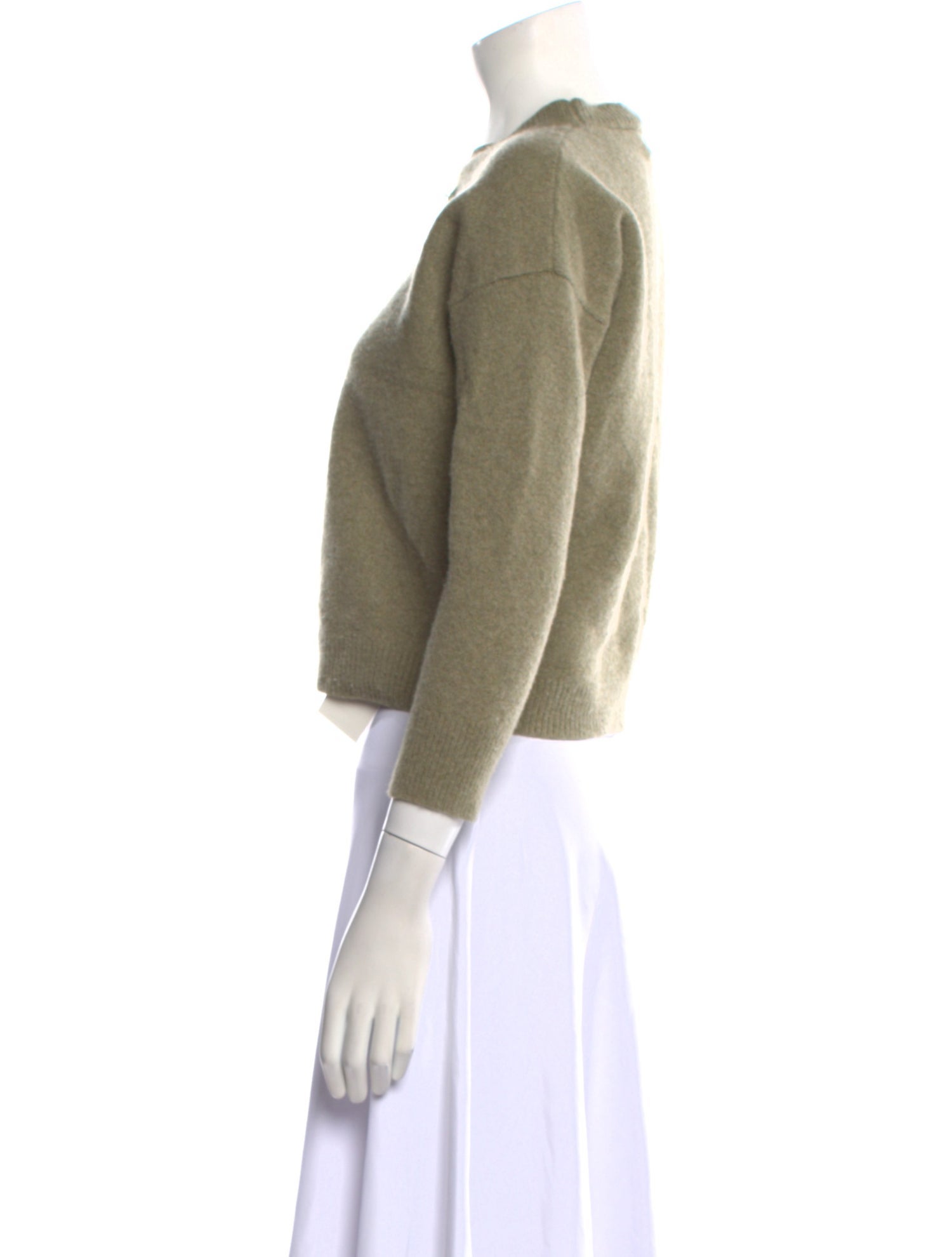Rouje Virgin Wool Crew Neck Sweater