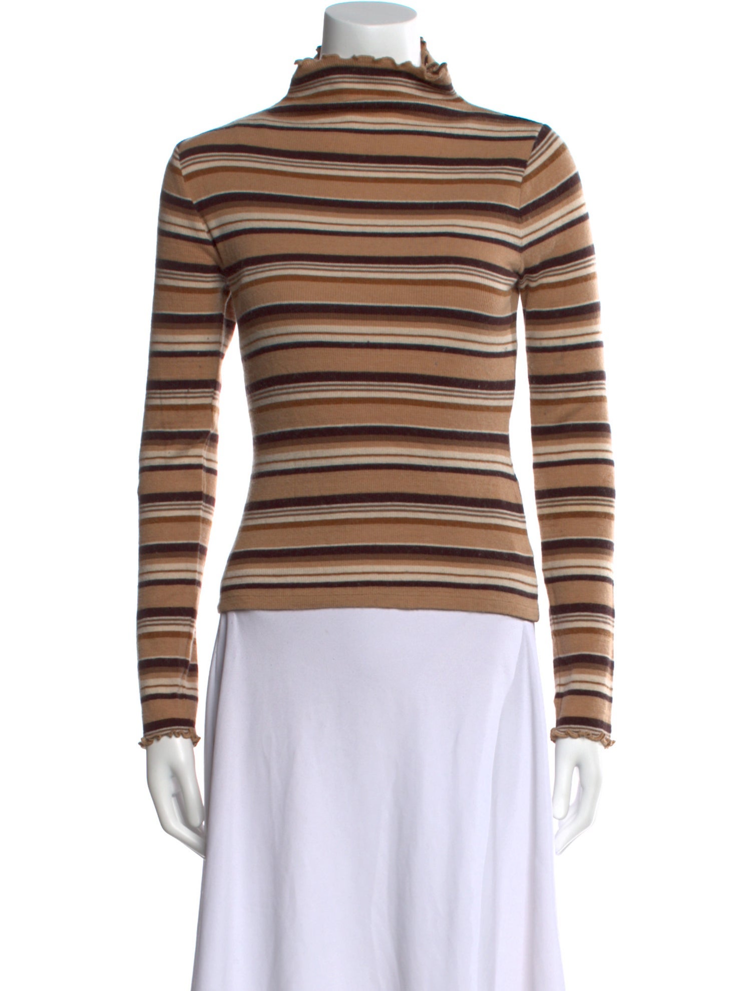 Rouje Striped Turtleneck Sweatshirt