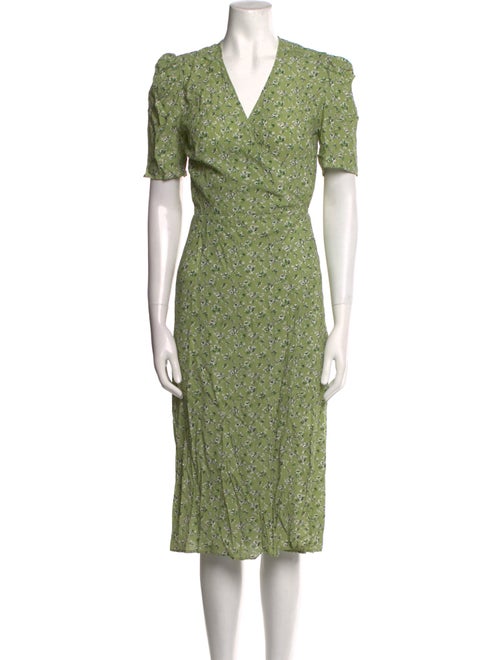 Rouje Floral Print Knee-Length Dress