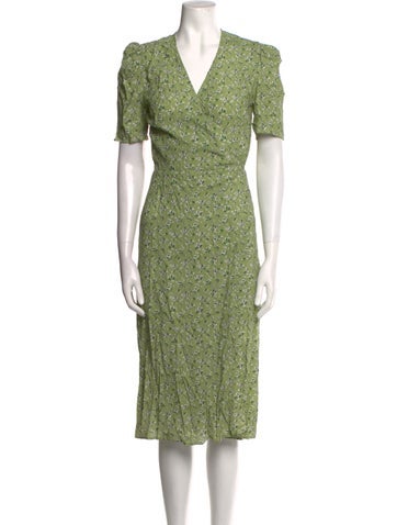 Rouje Dresses Floral Print Knee-Length Dress S