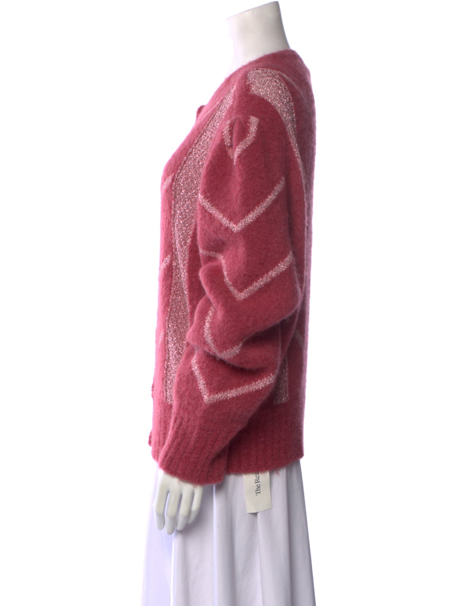 Rouje Striped V-Neck Sweater