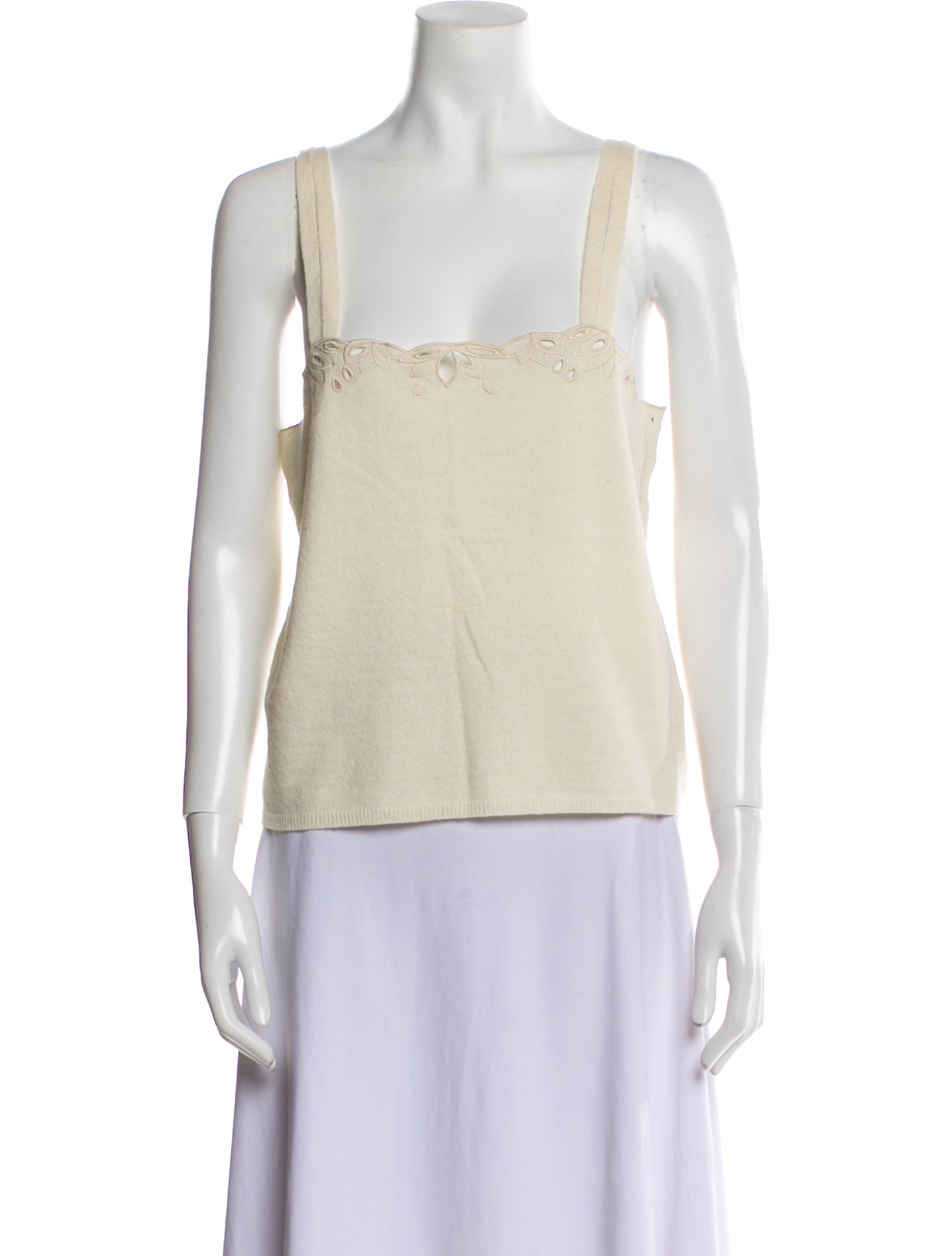 Rouje Wool Square Neckline Top