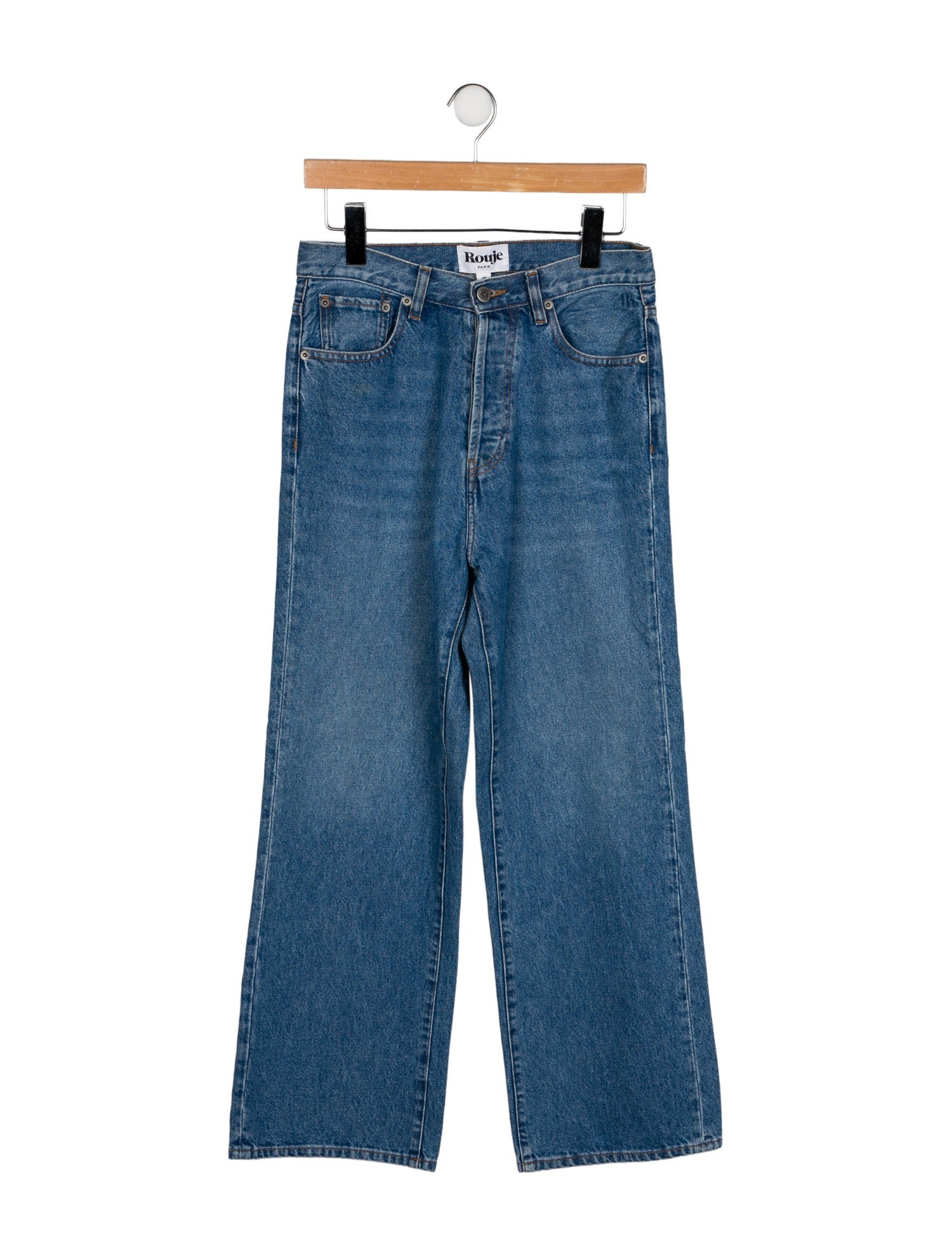 Rouje High-Rise Wide Leg Jeans