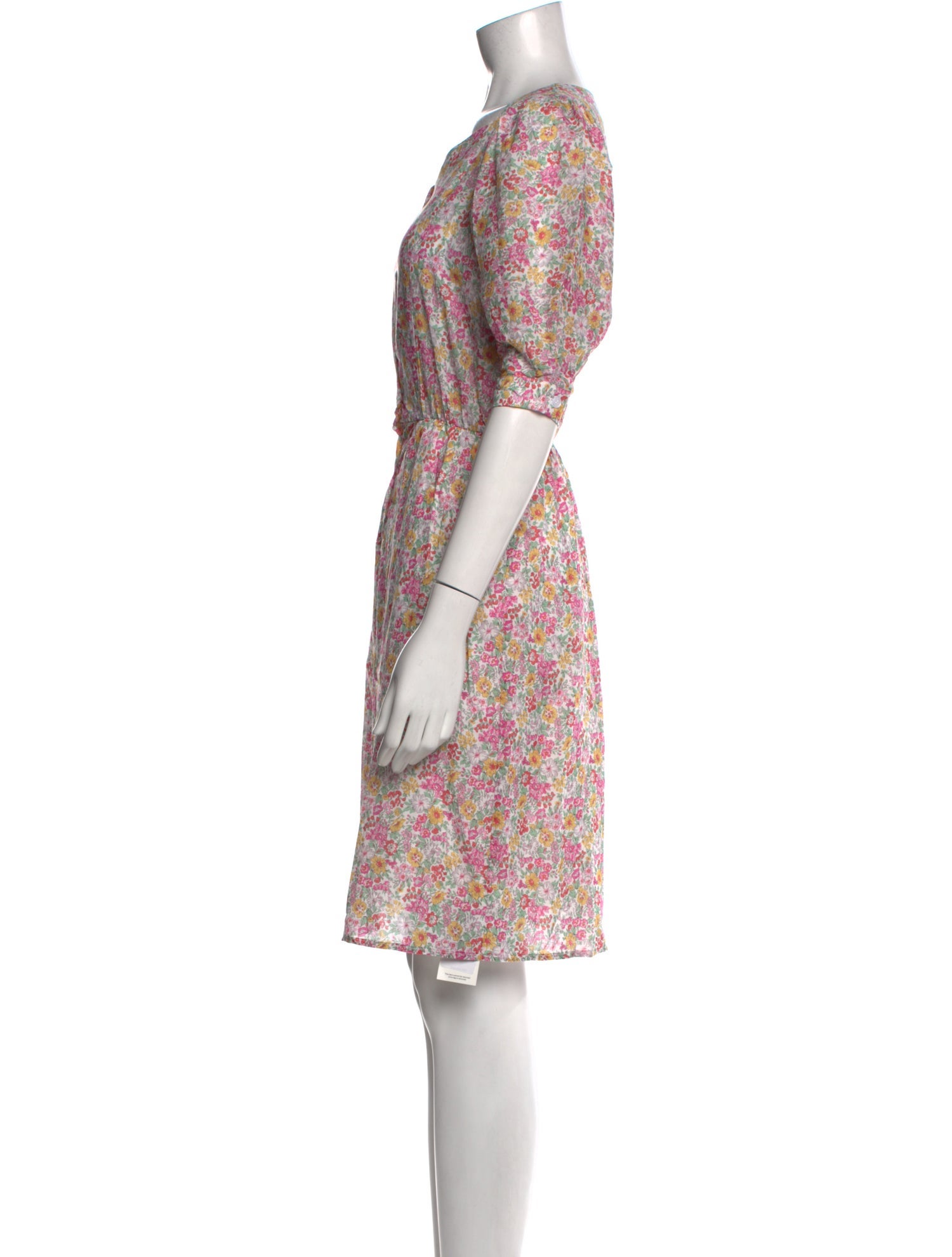 Rouje Floral Print Knee-Length Dress