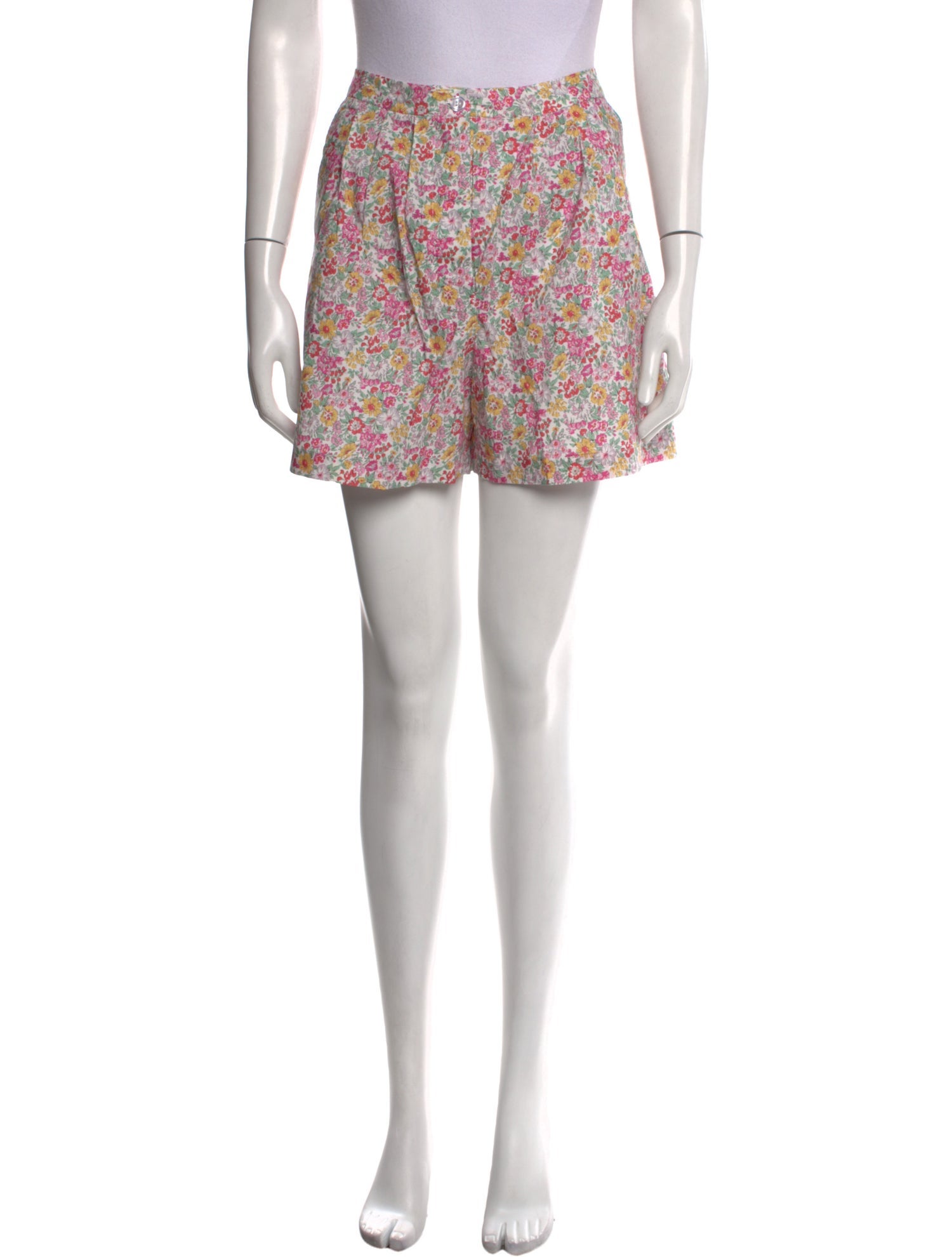 Rouje Floral Print Mini Shorts