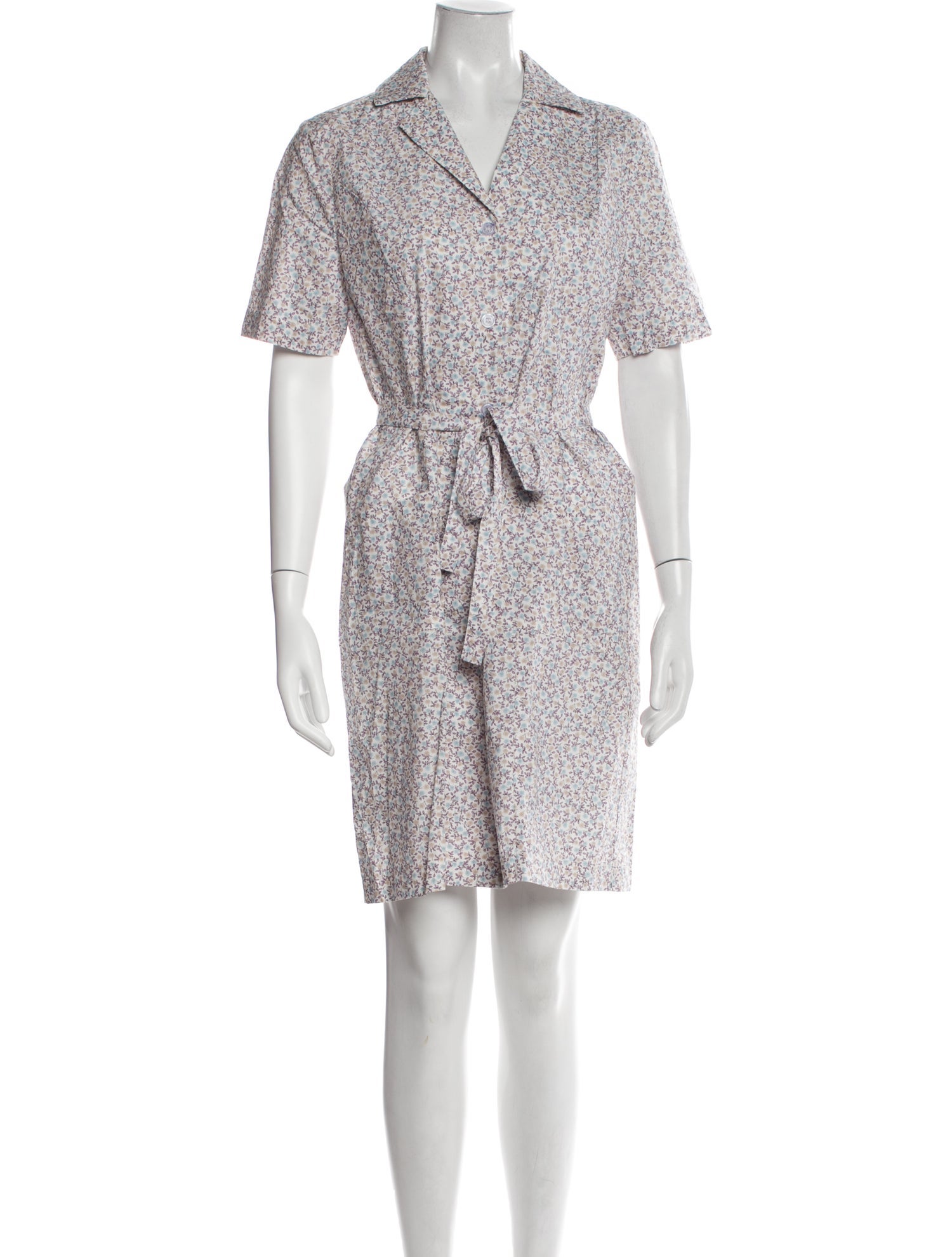 Rouje Printed Knee-Length Dress