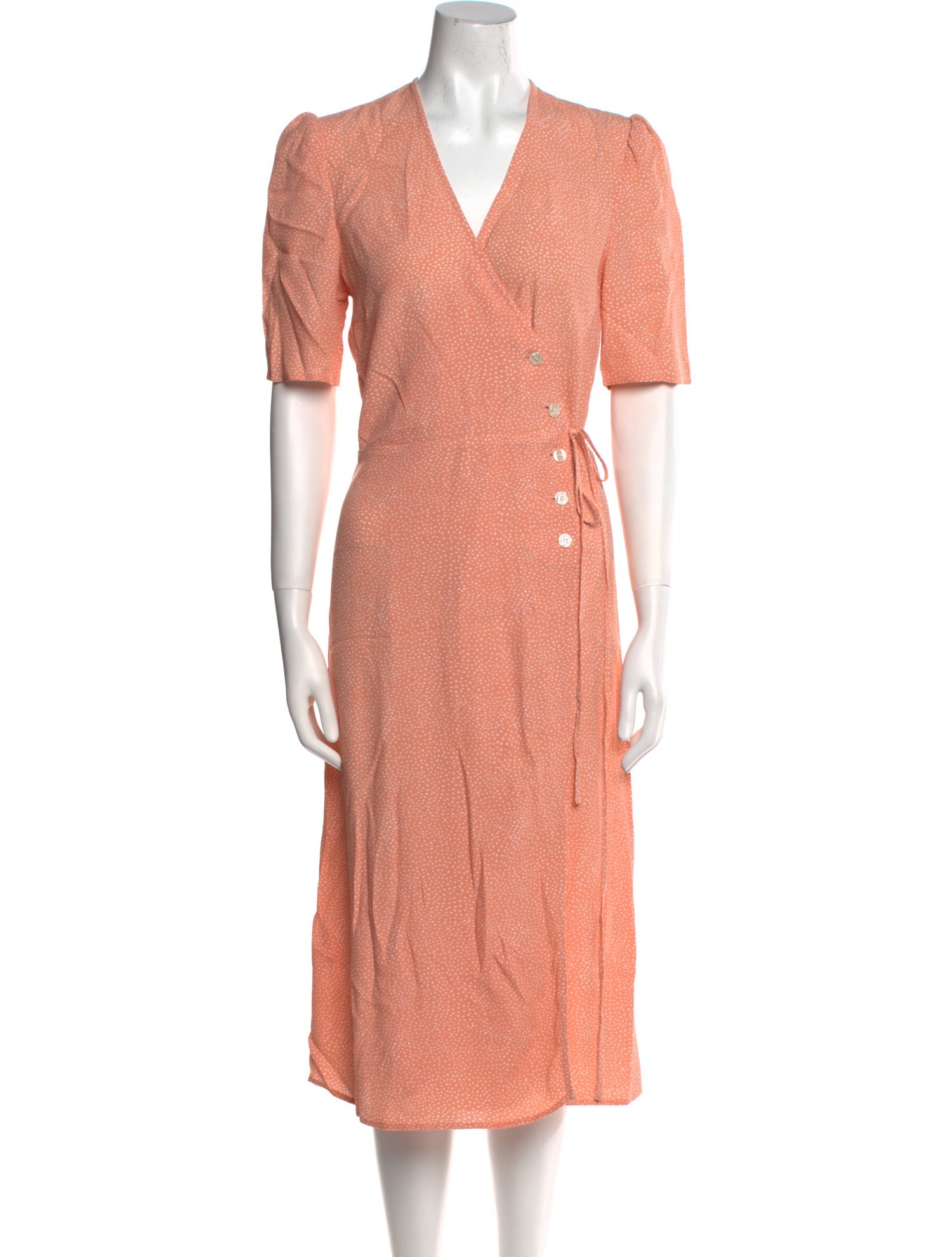 Rouje V-Neck Midi Length Dress w/ Tags
