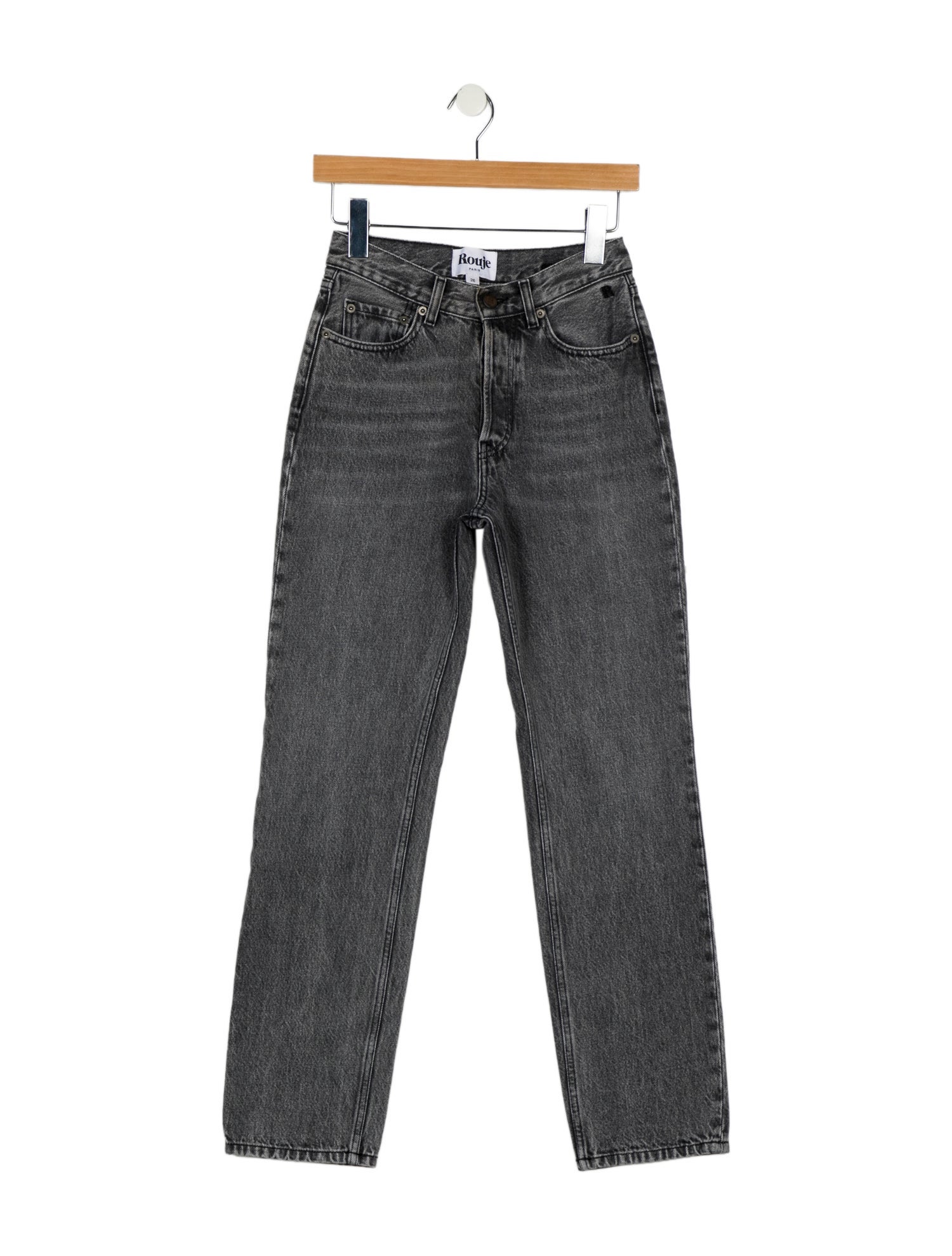 Rouje Mid-Rise Straight Leg Jeans