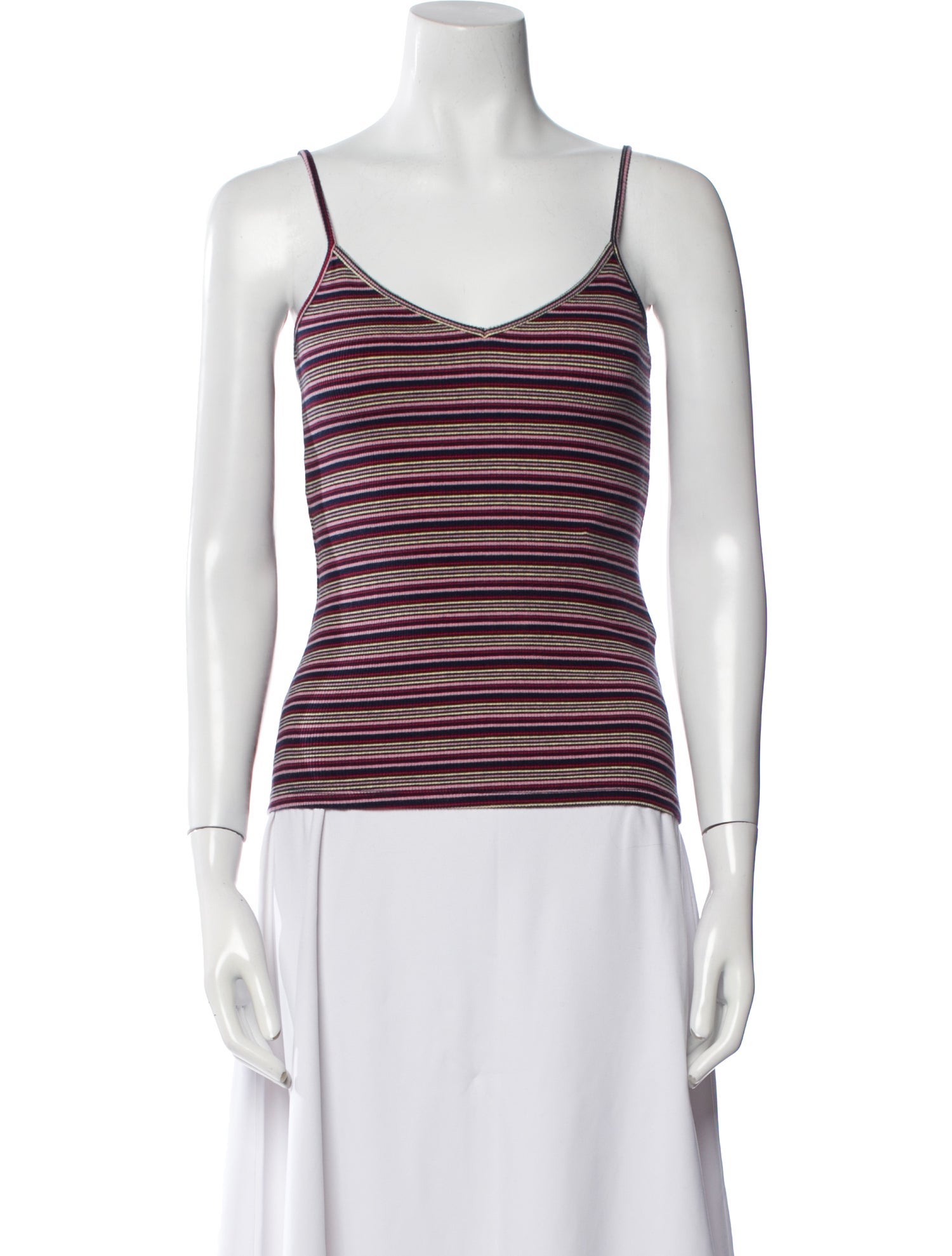 Rouje Striped V-Neck Top