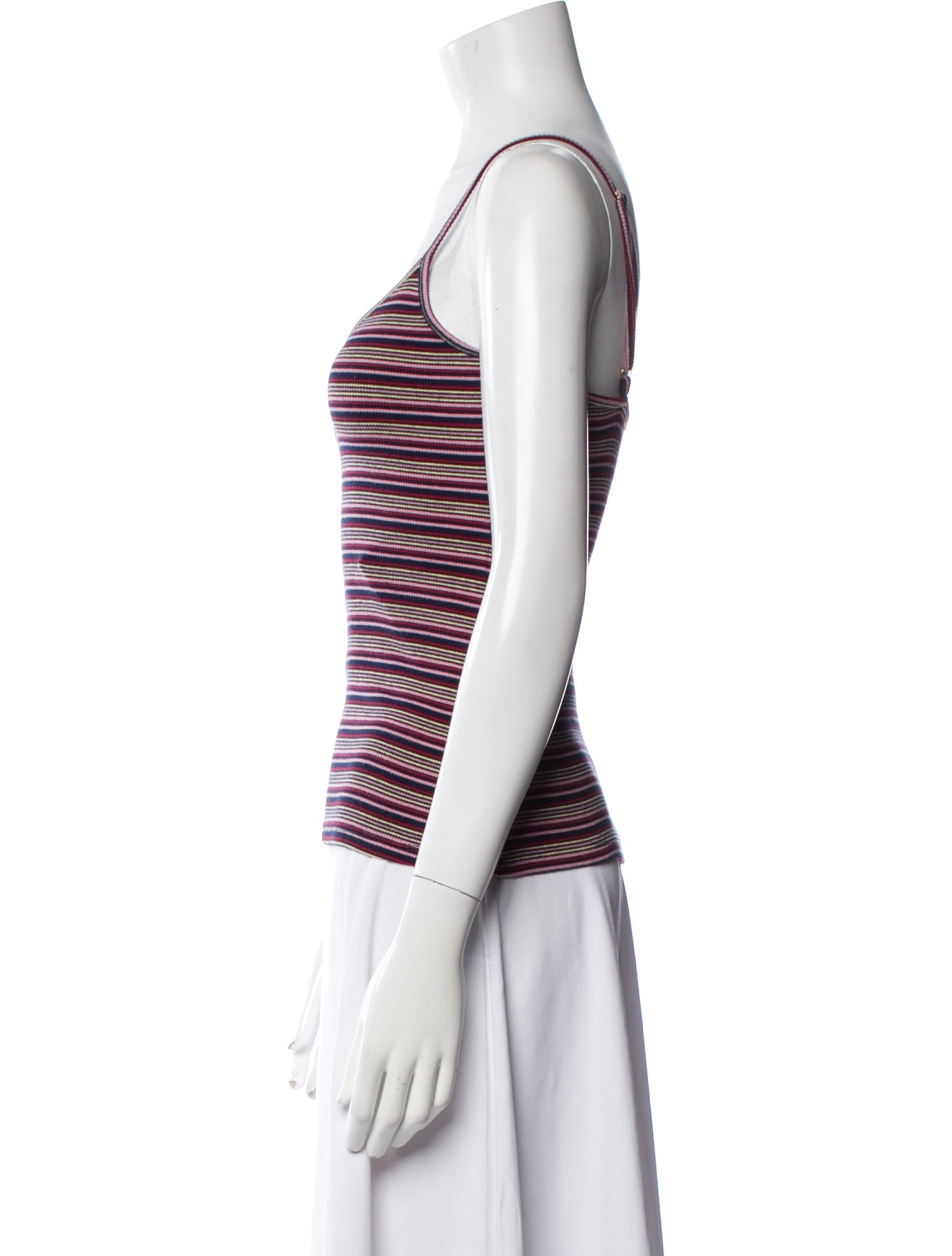 Rouje Striped V-Neck Top