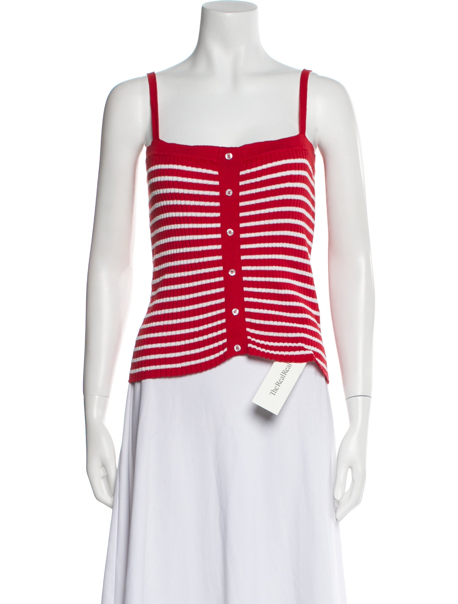 Rouje Striped Scoop Neck Sweater