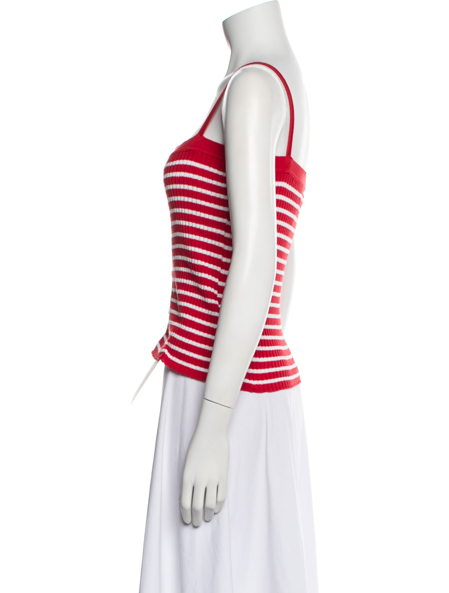 Rouje Striped Scoop Neck Sweater