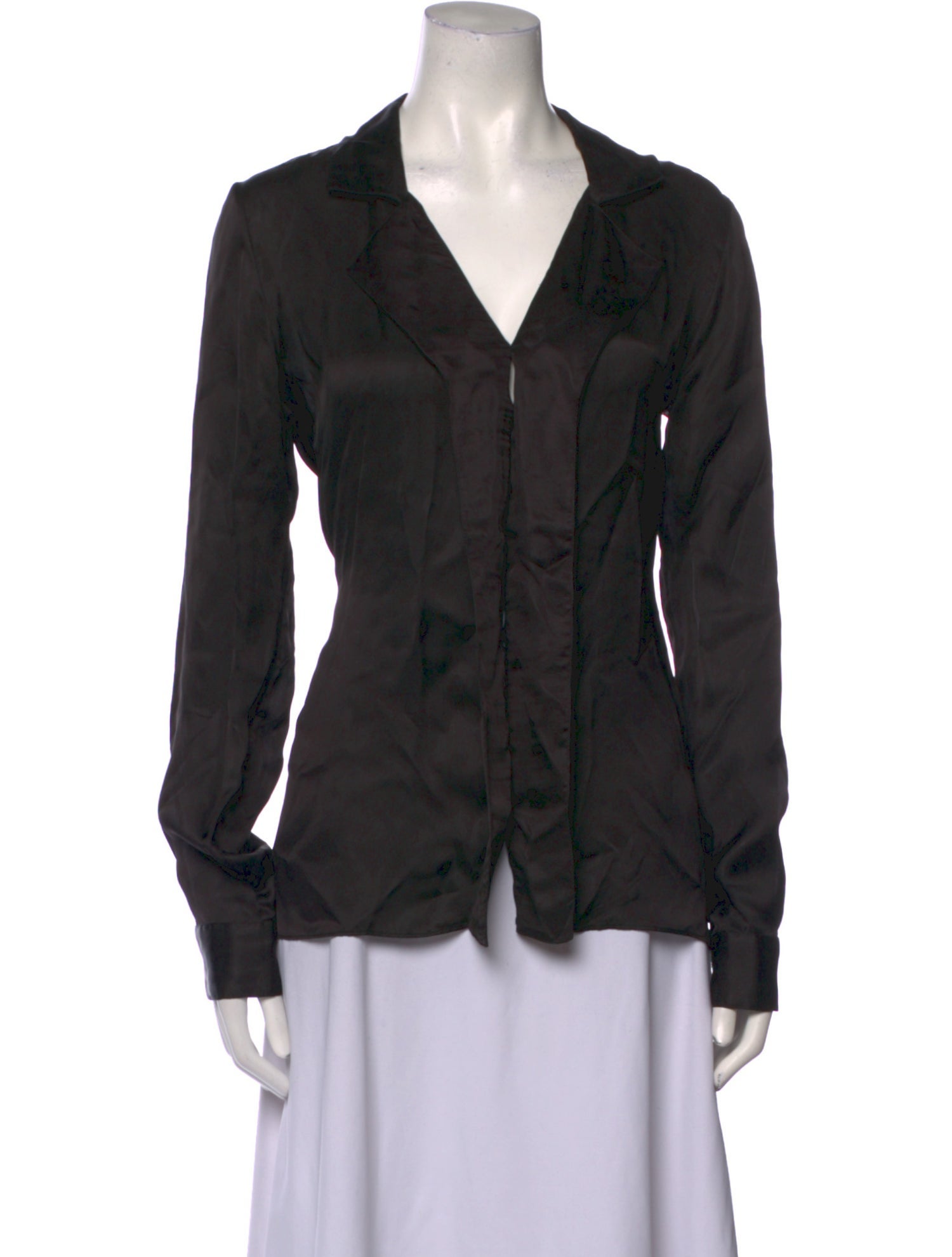 Rouje Long Sleeve Button-Up Top