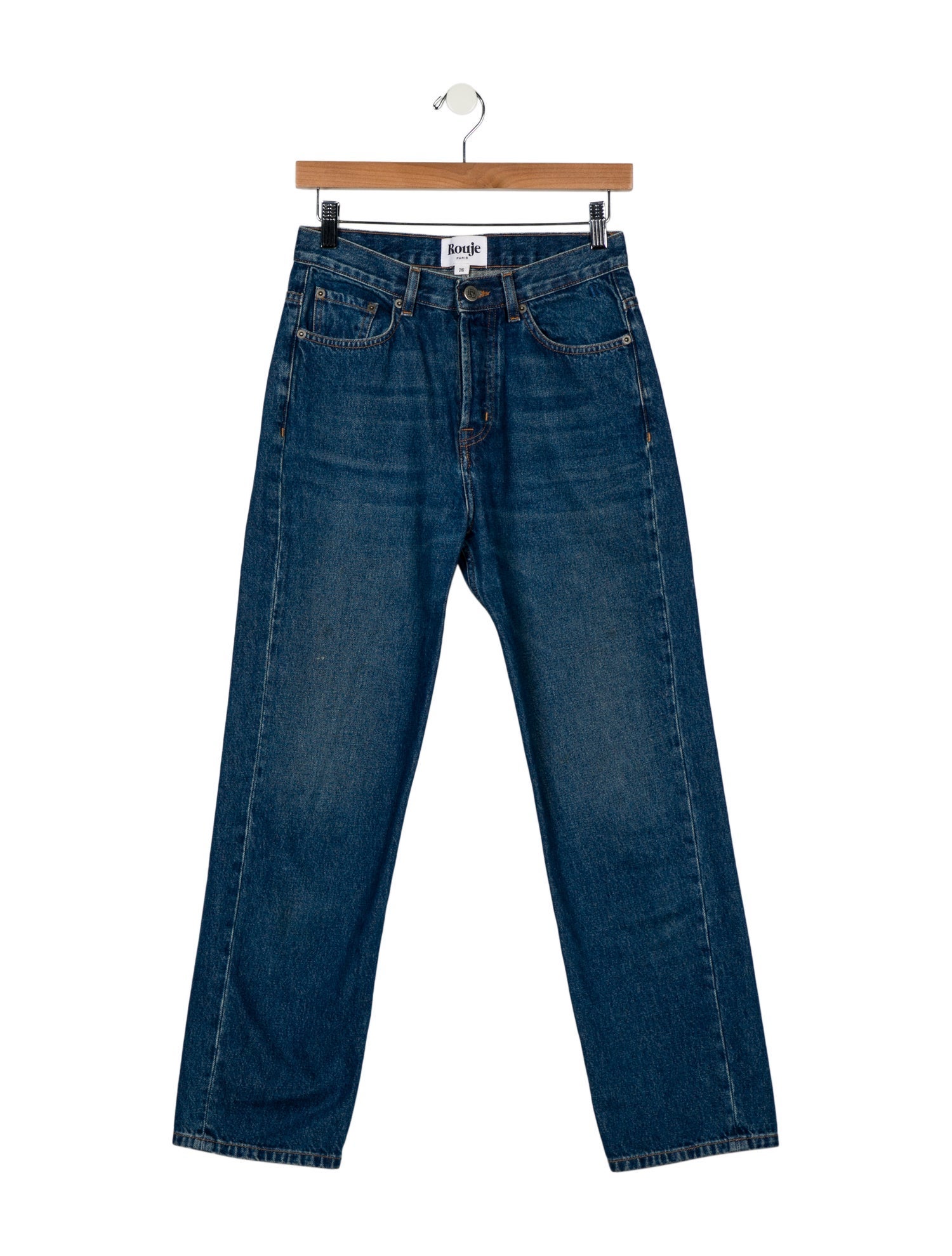 Rouje High-Rise Straight Leg Jeans