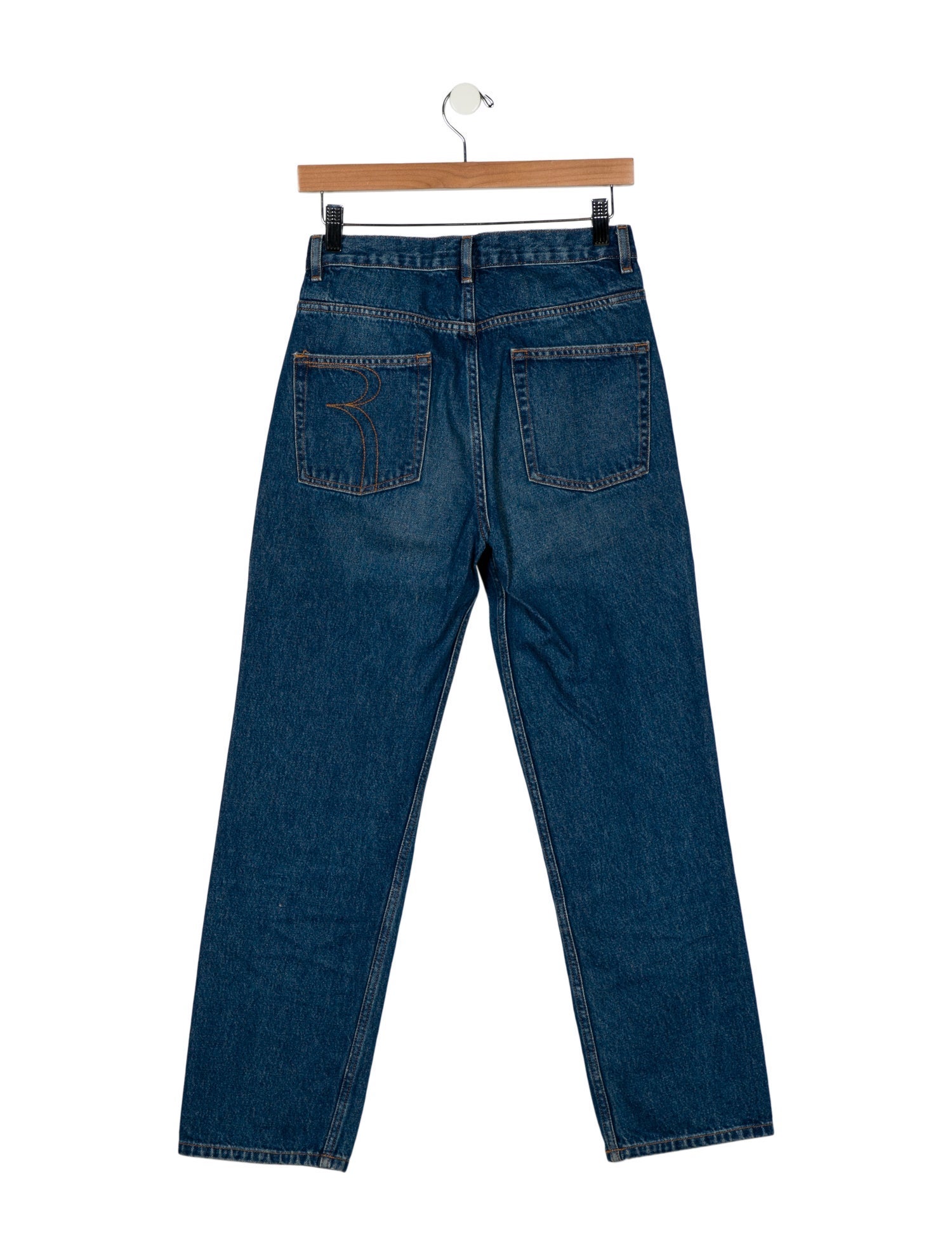 Rouje High-Rise Straight Leg Jeans