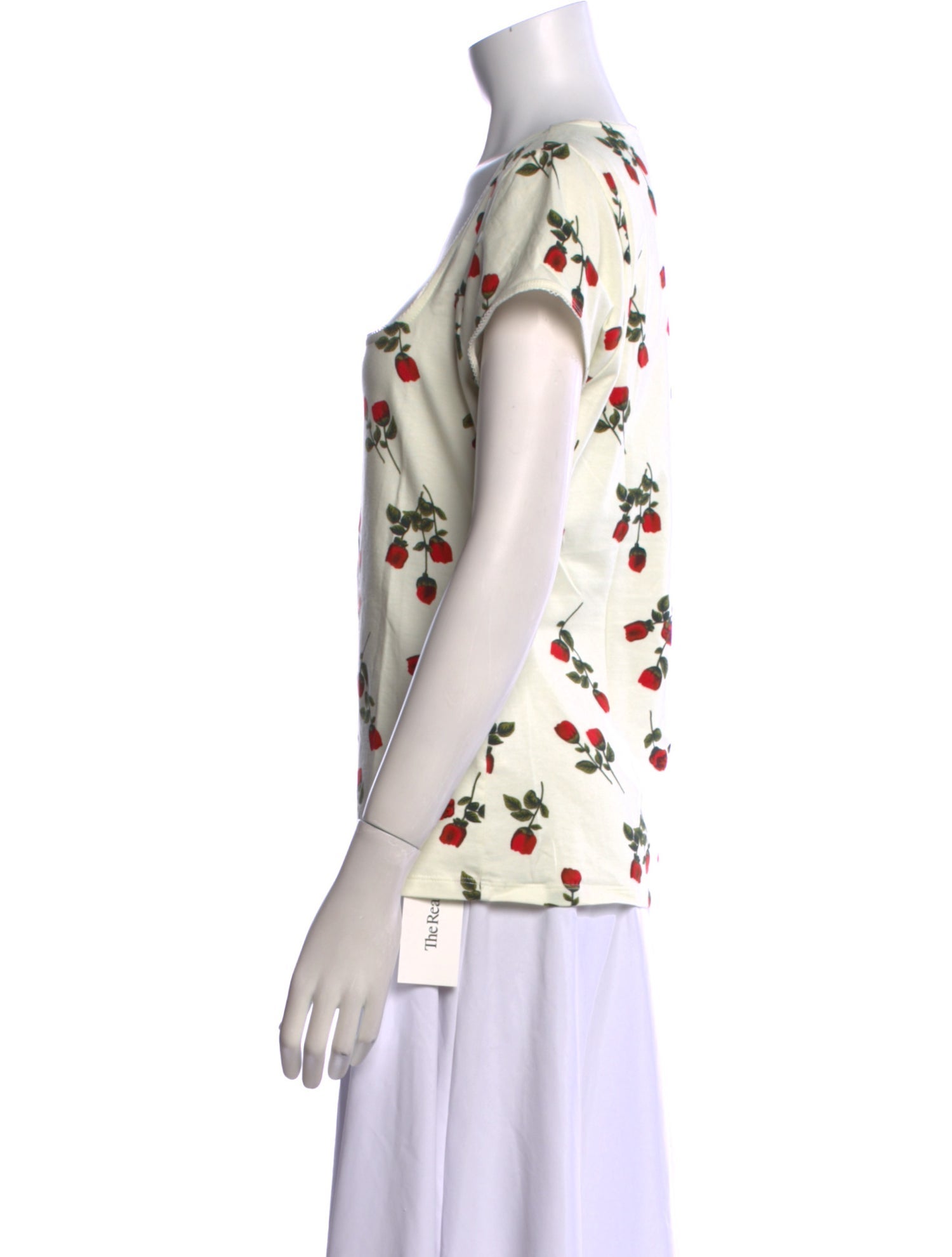 Rouje Floral Print Square Neckline Blouse