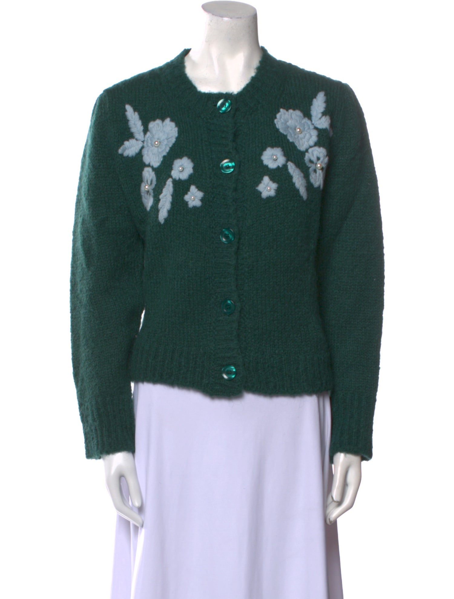 Rouje Alpaca Floral Print Sweater