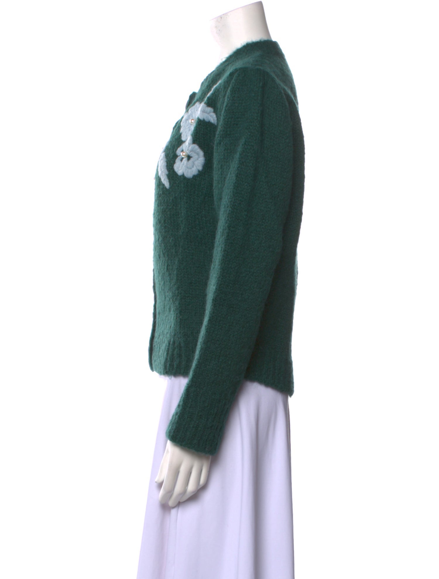 Rouje Alpaca Floral Print Sweater